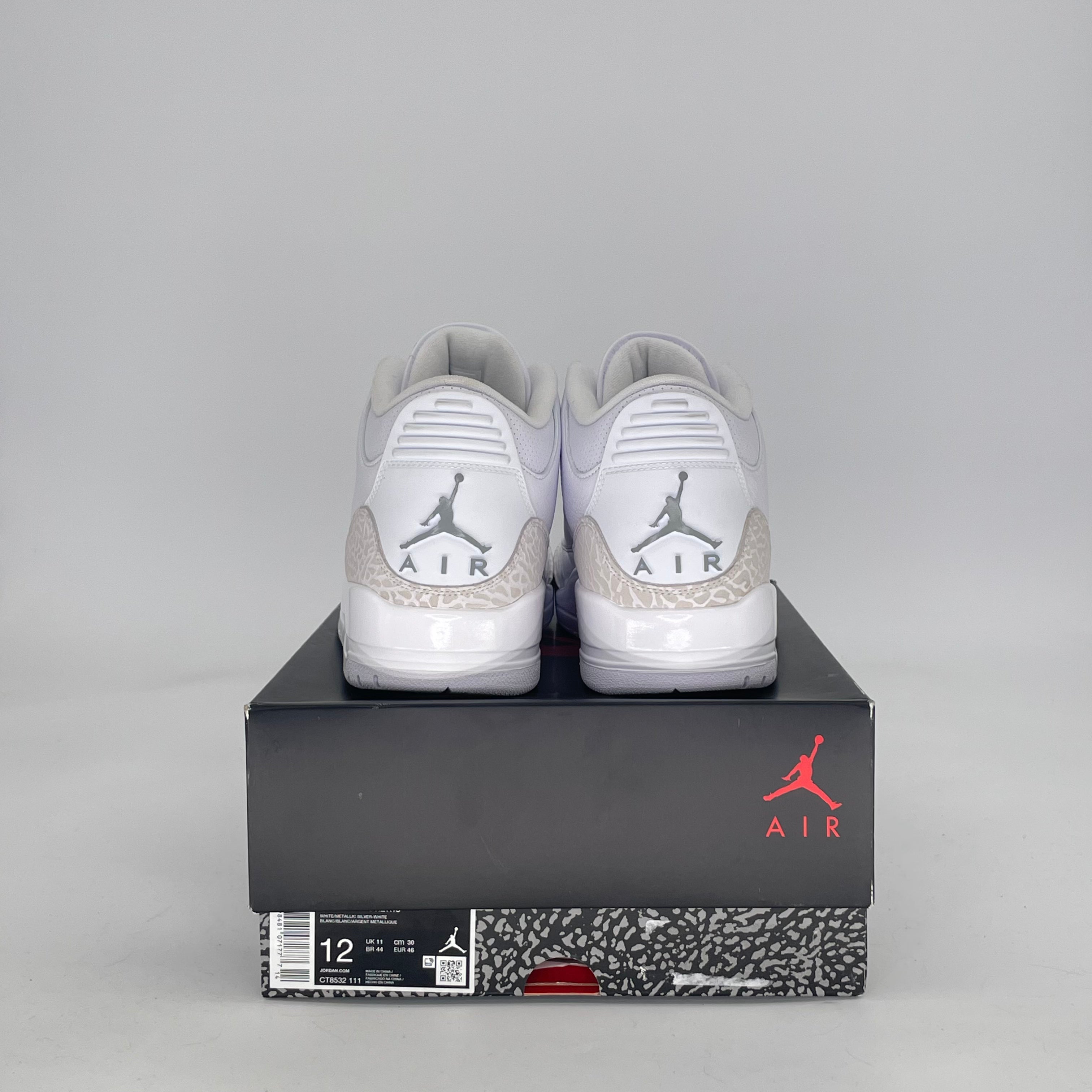 AIR JORDAN 3 PURE MONEY CT8532-111 SIZE 12/13.5W