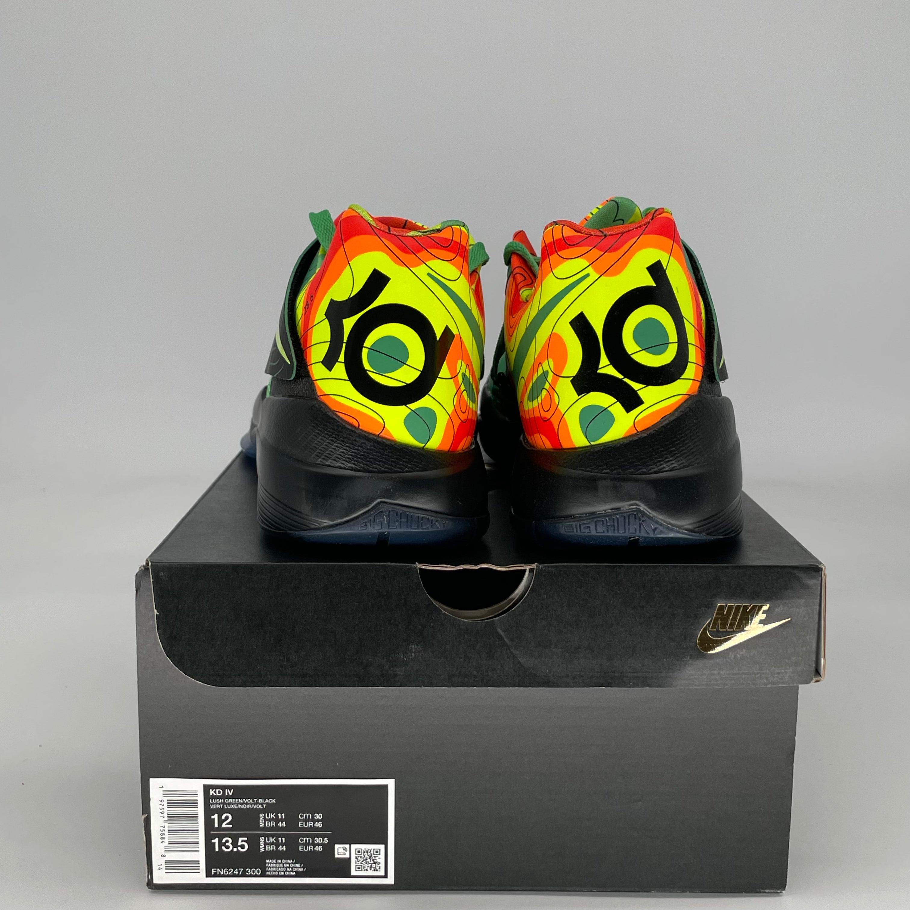 NIKE KD 4 WEATHERMAN FN6247-300 SIZE 12/13.5W