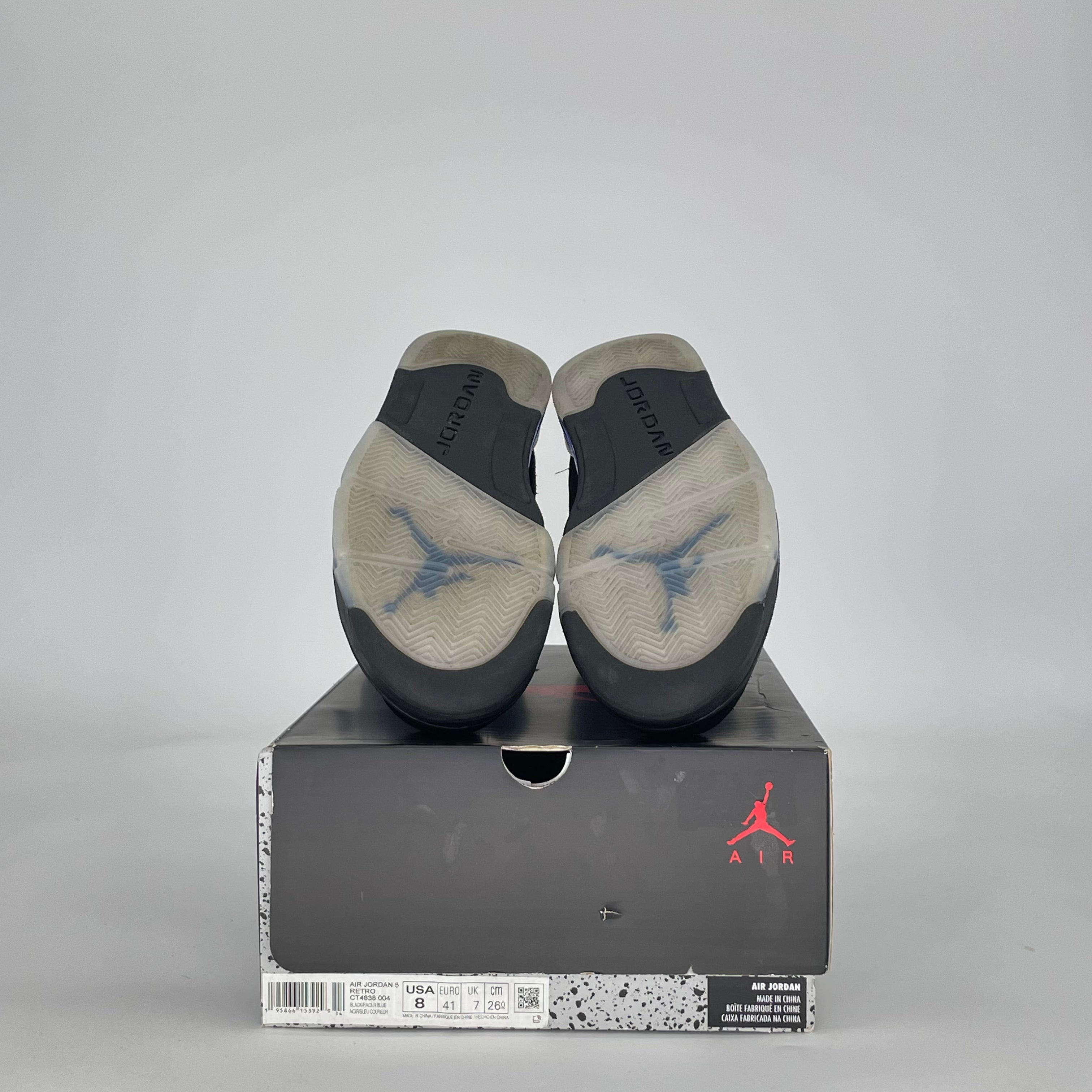 AIR JORDAN 5 RACER BLUE CT4838-004 SIZE 8/9.5W