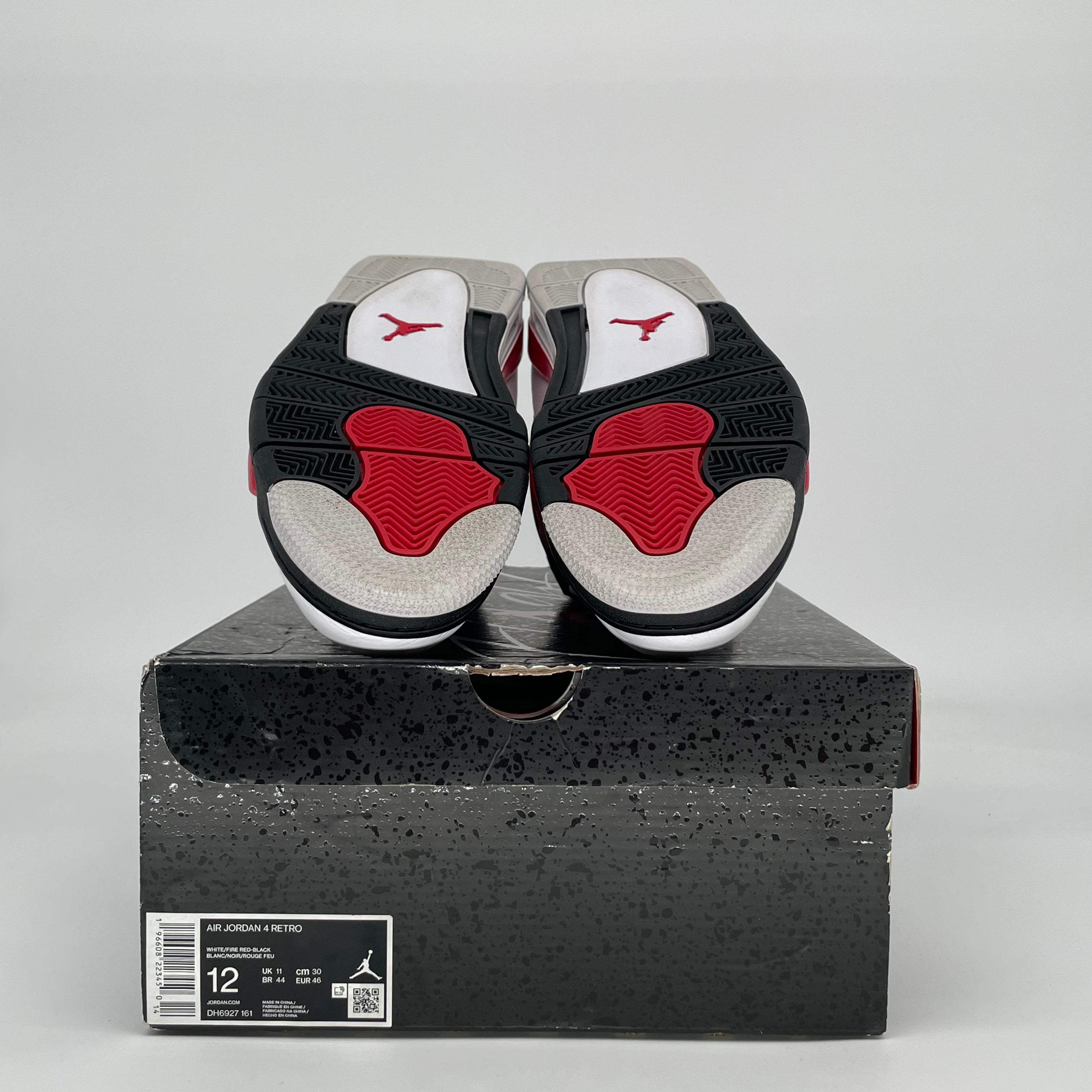 AIR JORDAN 4 RED CEMENT DH6927-161 SIZE 12/13.5W