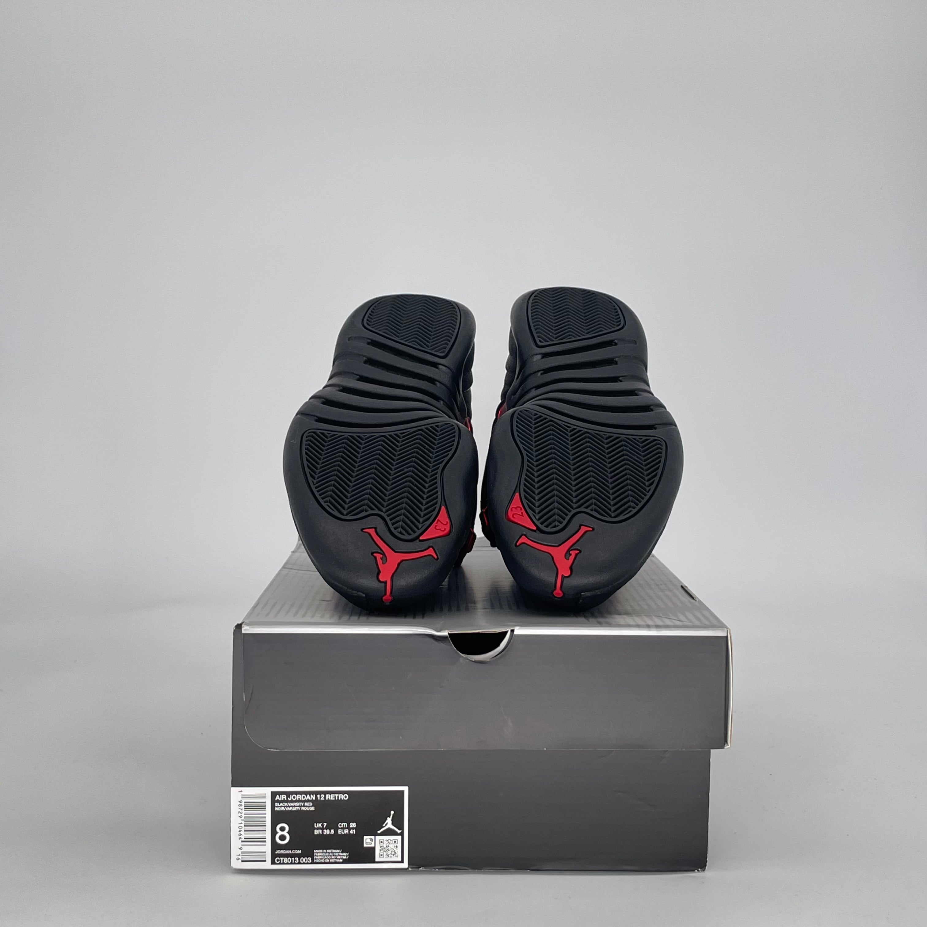 AIR JORDAN 12 BLOODLINE CT8013-003 SIZE 8/9.5W