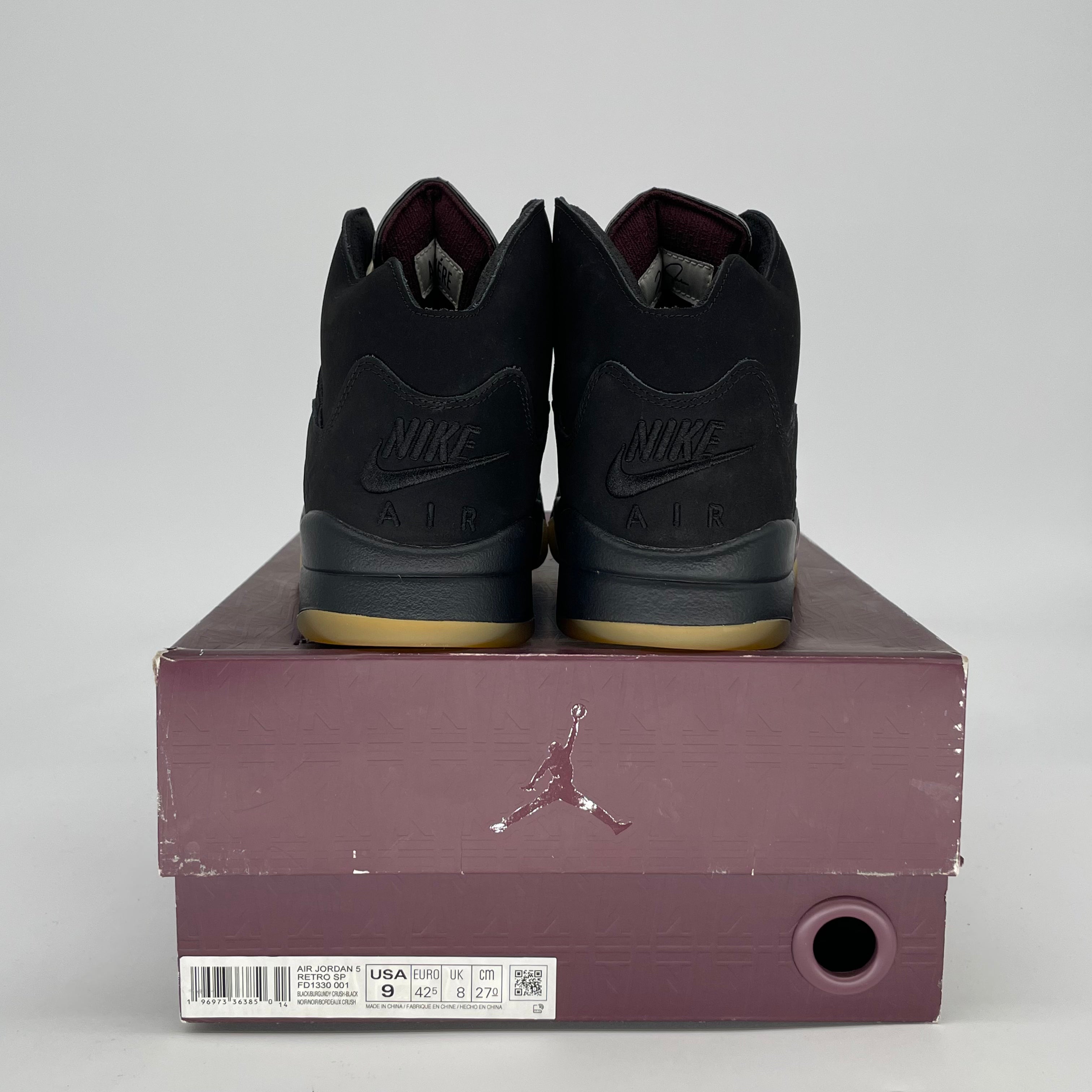 AIR JORDAN 5 A MA MANIERE DUSK FD1330-001 SIZE 9/10.5W
