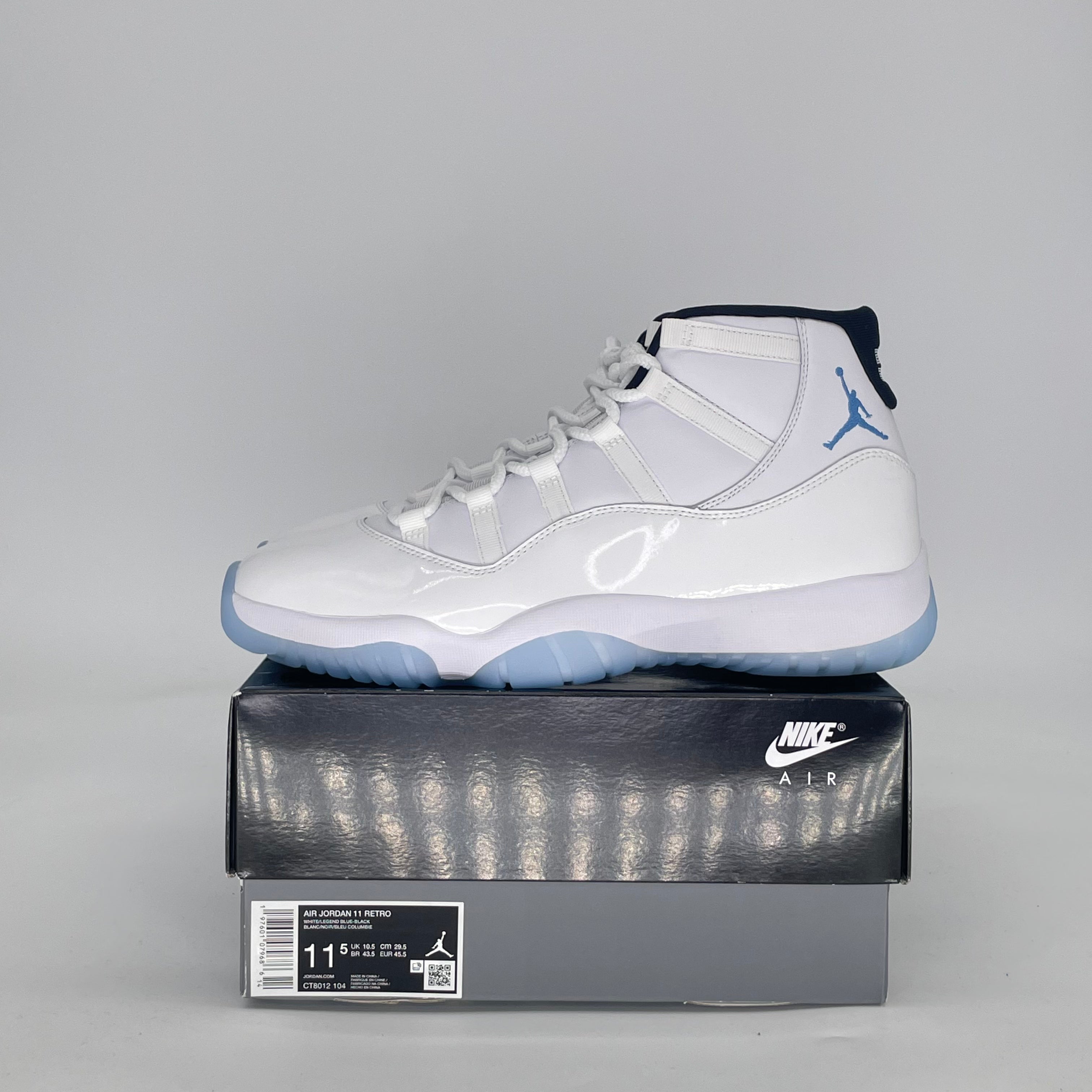 AIR JORDAN 11 LEGEND BLUE CT8012-104 SIZE 11.5/13W