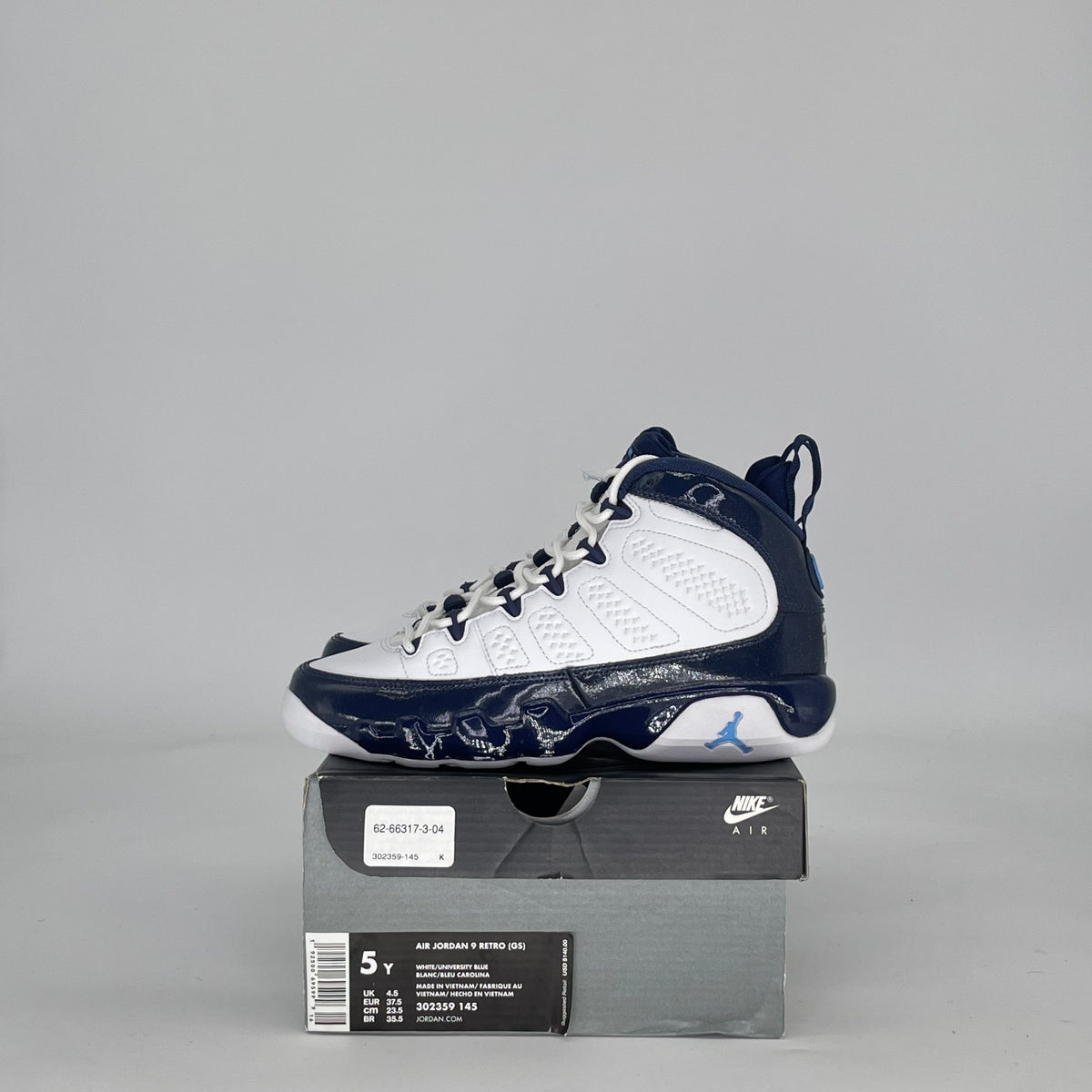 Jordan 9 Retro Pearl Blue (GS)