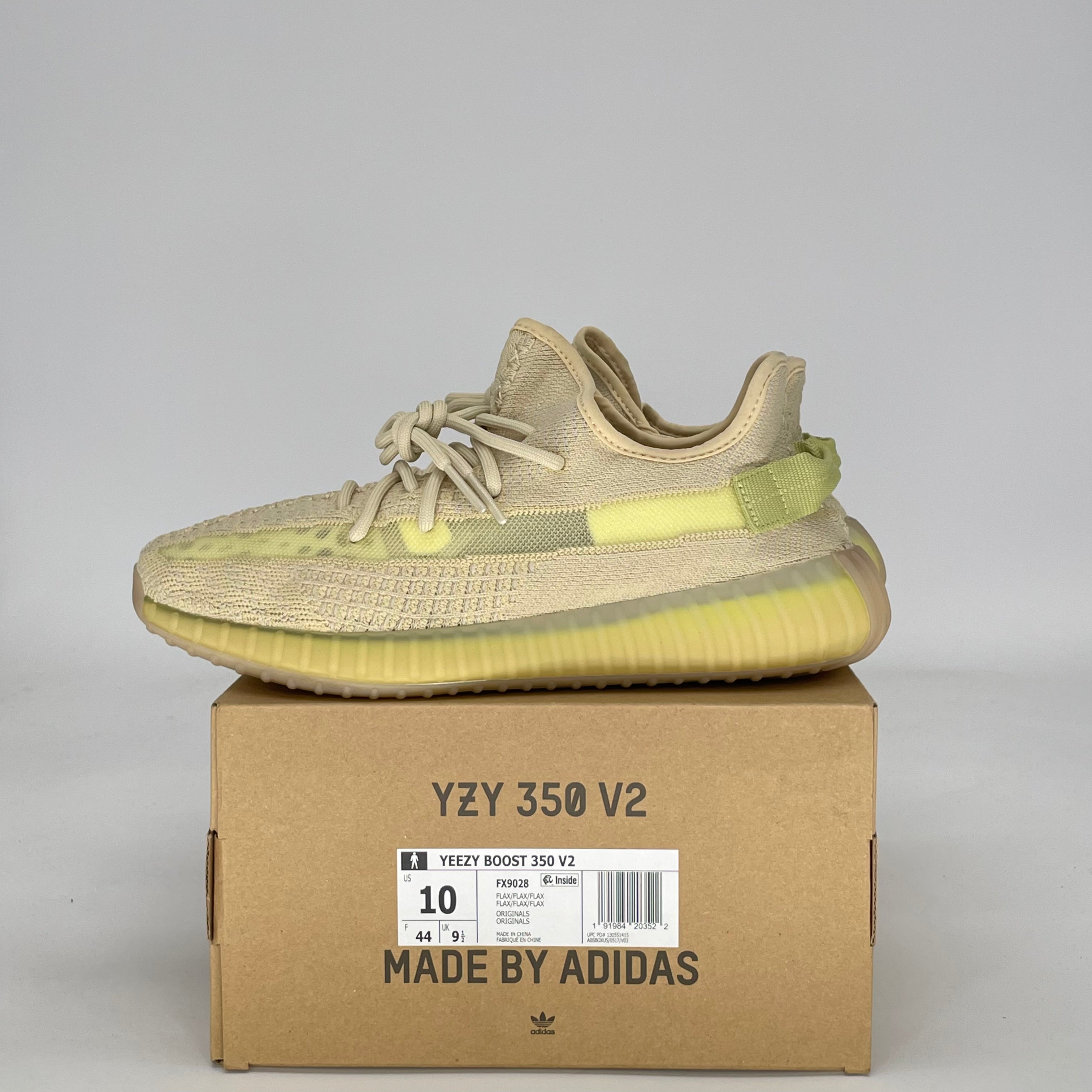 ADIDAS YEEZY 350 V2 FLAX FX9028 SIZE 10/11.5W