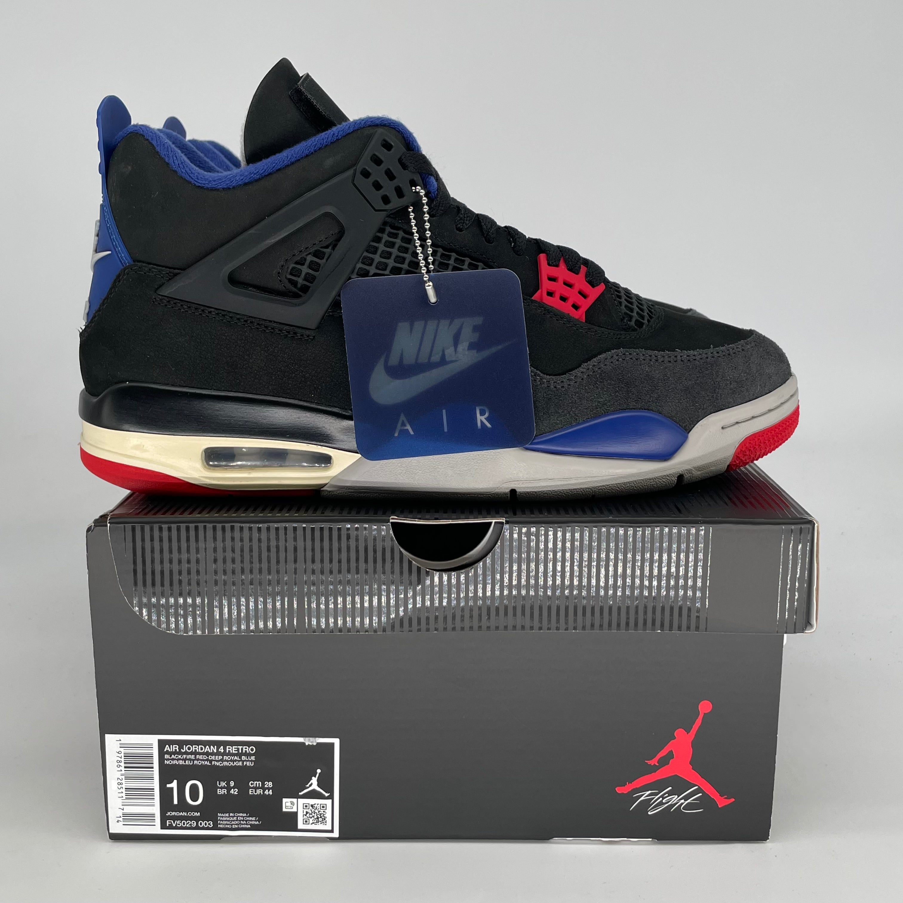 AIR JORDAN 4 RARE AIR GOLD LETTERING FV5029-003 SIZE 10/11.5W