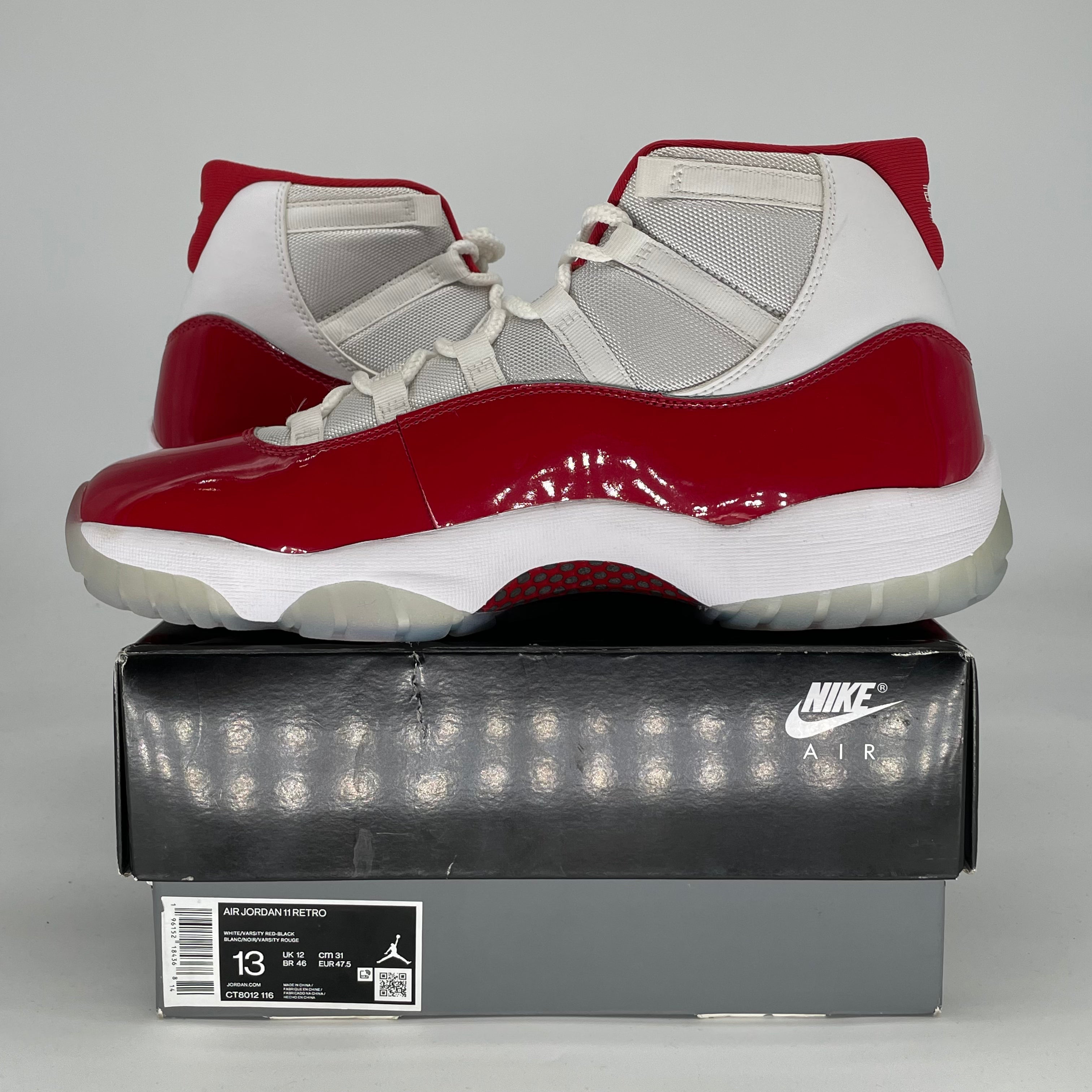 AIR JORDAN 11 CHERRY CT8012-116 SIZE 13/14.5W
