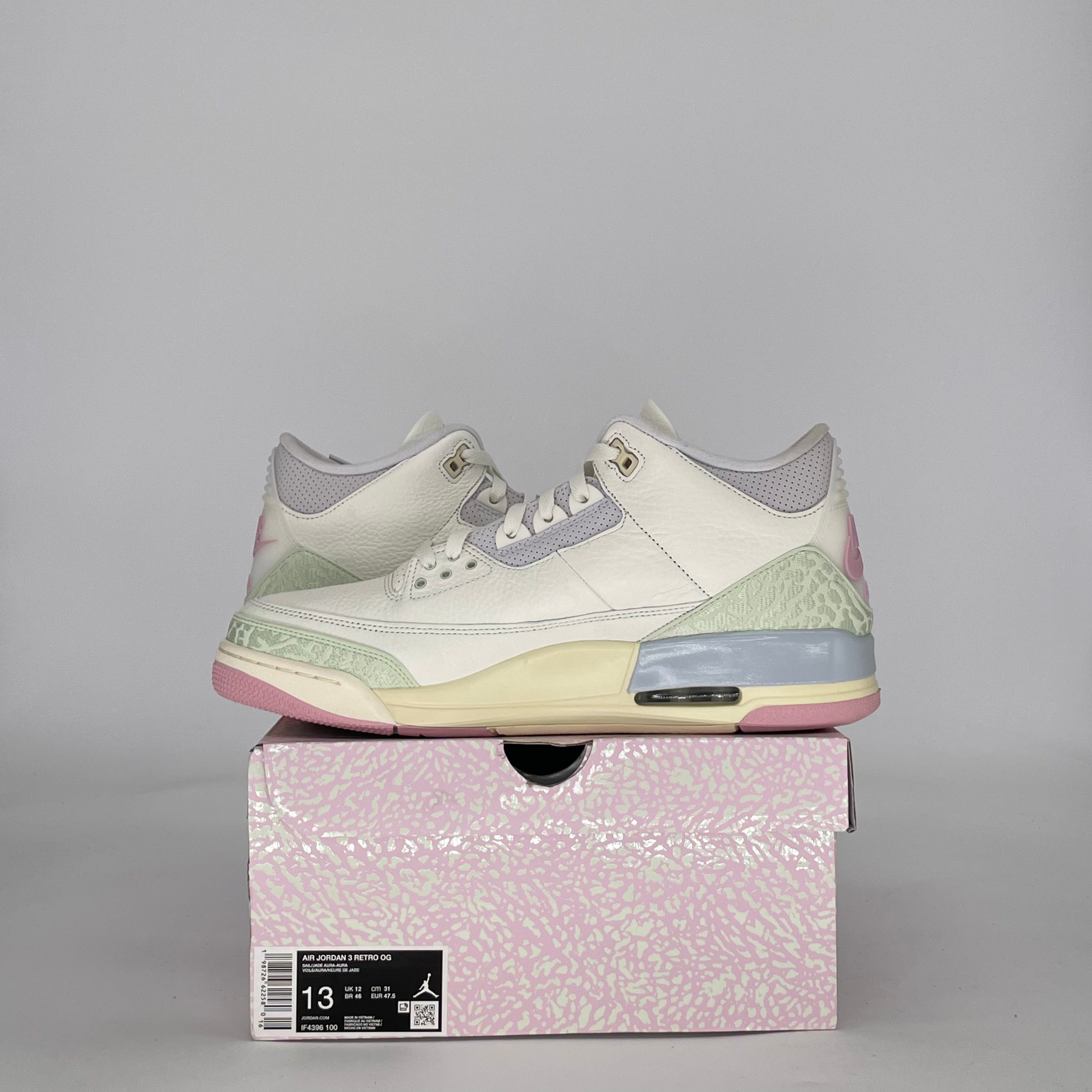 AIR JORDAN 3 SPRING IS IN THE AIR IF4396-100 SIZE 13/14.5W