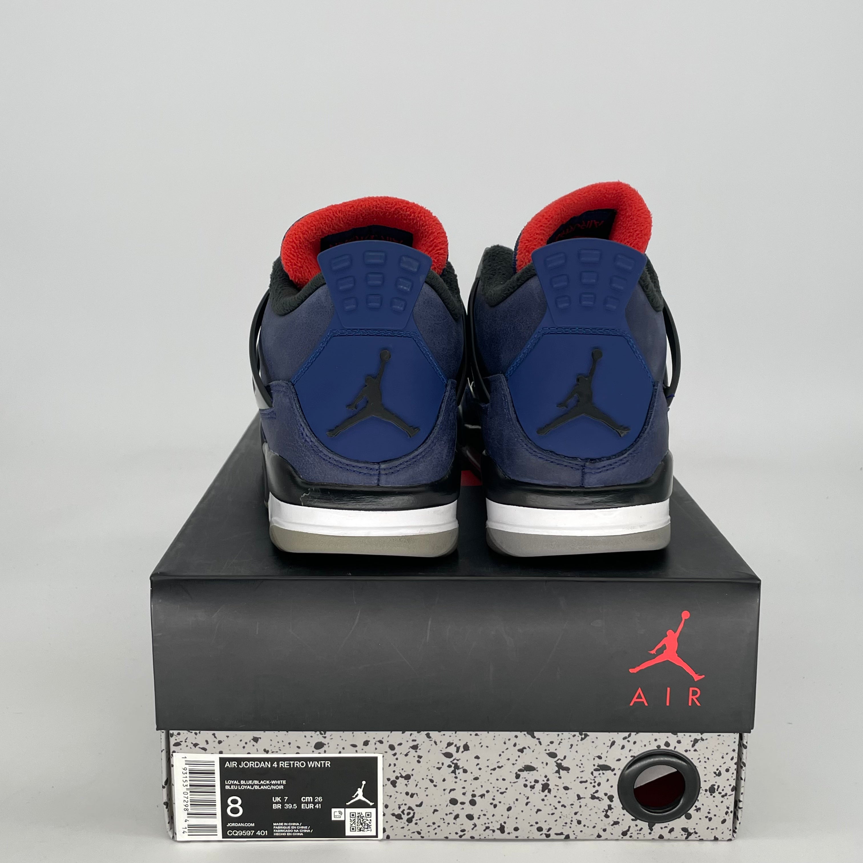 AIR JORDAN 4 WINTERIZED LOYAL BLUE CQ9597-401 SIZE 8/9.5W