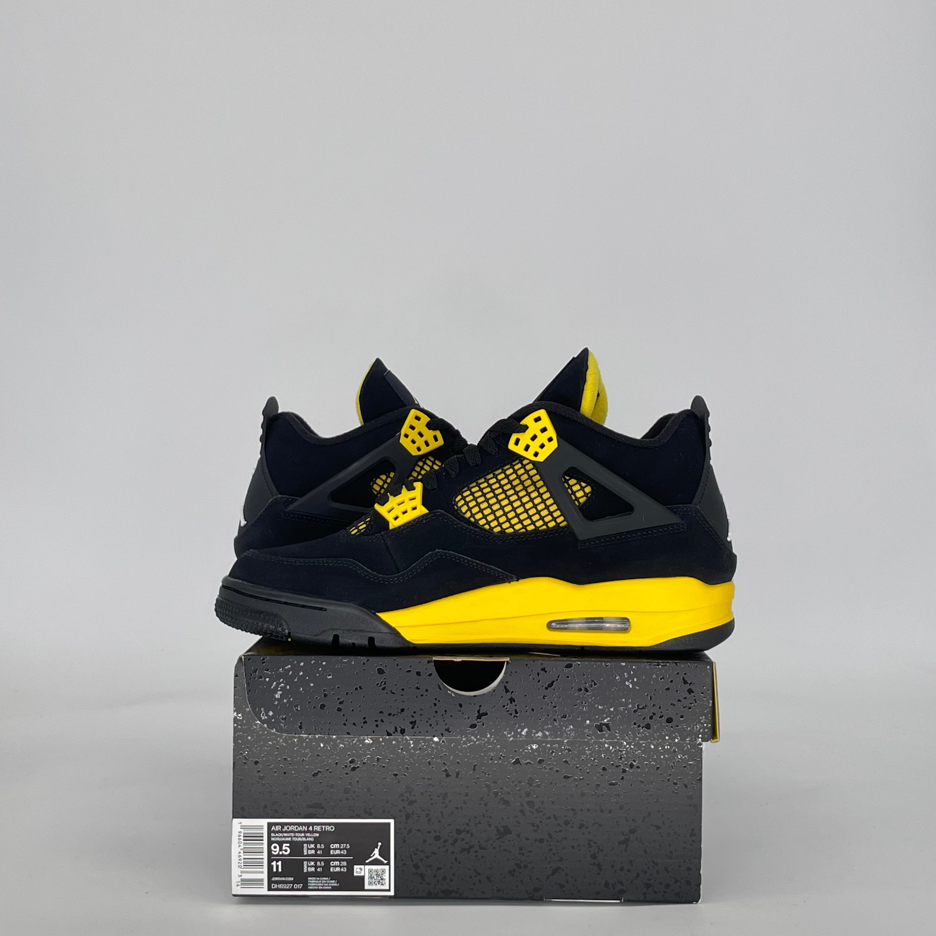 AIR JORDAN 4 THUNDER DH6927-017 SIZE 9.5/11W