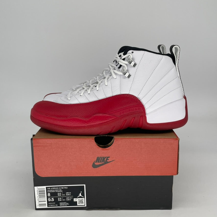AIR JORDAN 12 CHERRY CT8013-116 SIZE 8/9.5W
