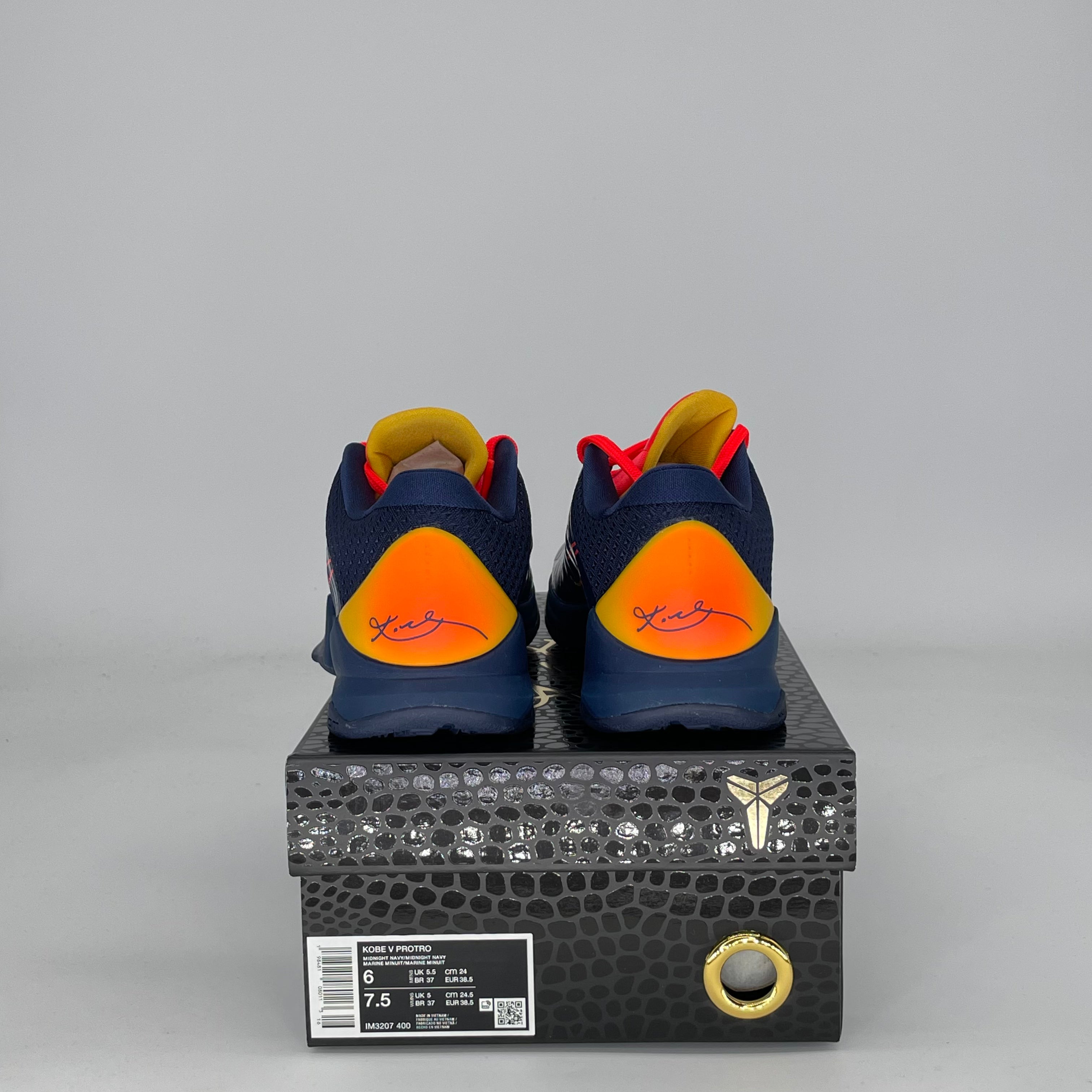NIKE KOBE 5 PROTRO CAITLIN CLARK INDIANA FEVER IM3207-400 SIZE 6/7.5W