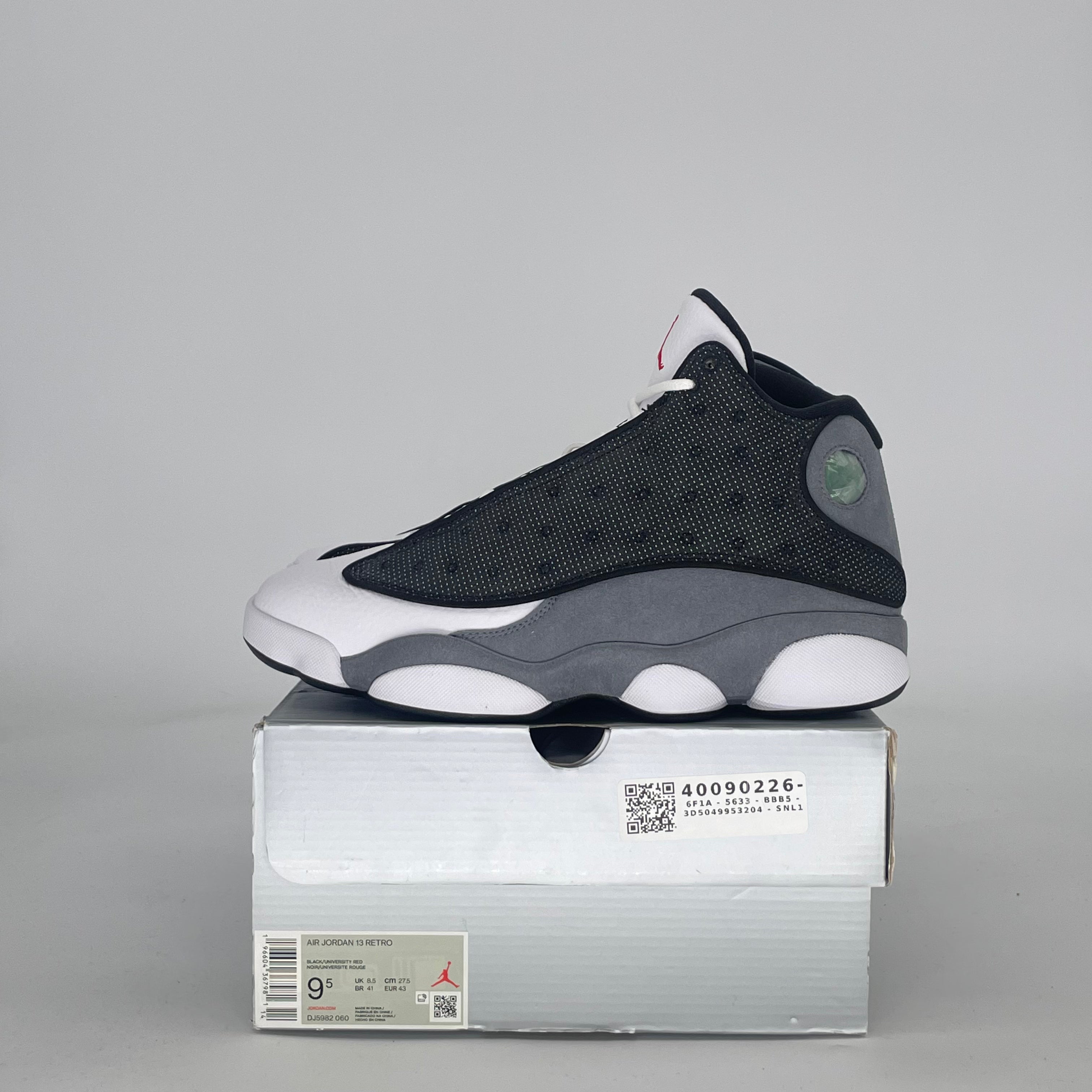 AIR JORDAN 13 BLACK FLINT DJ5982-060 SIZE 9.5/11W