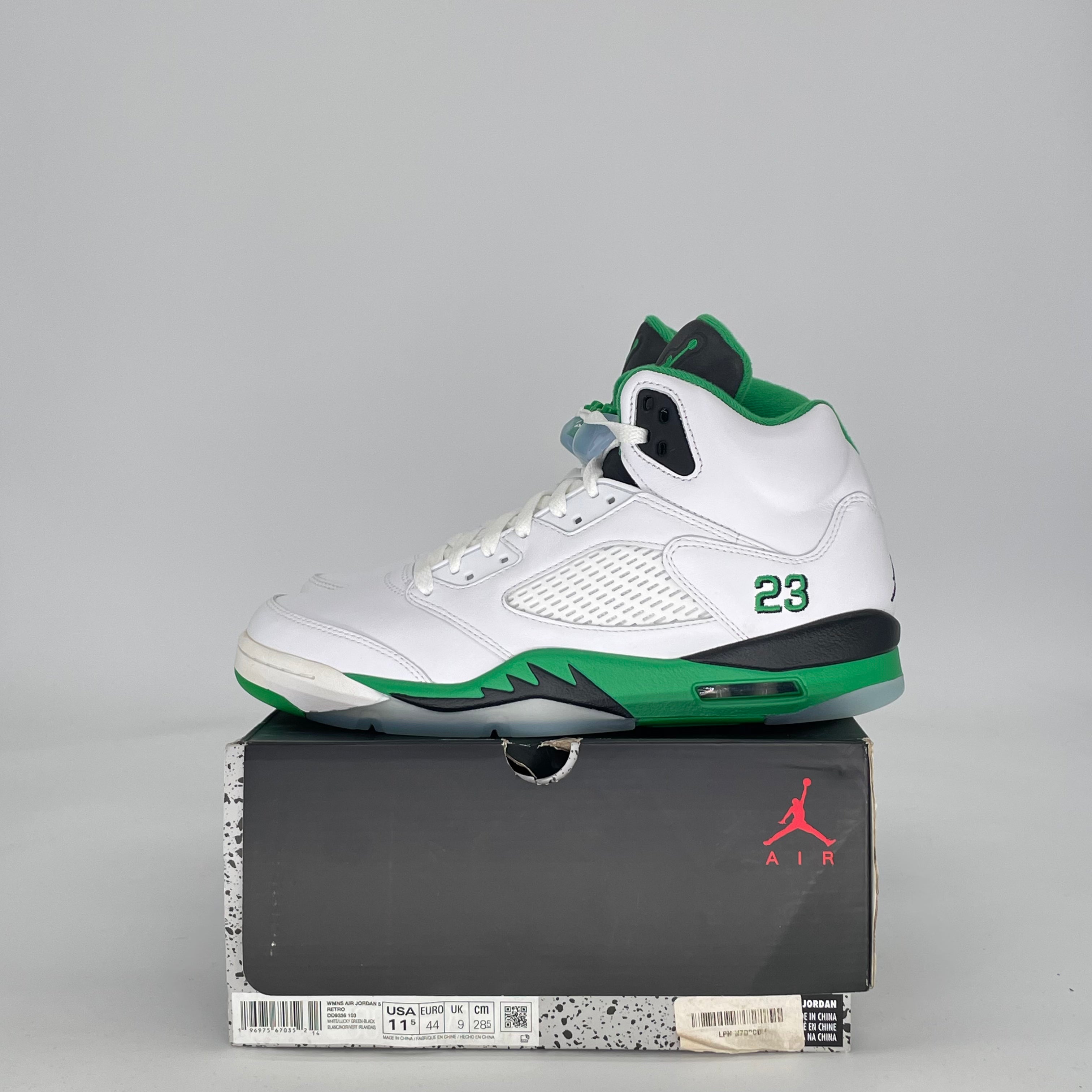AIR JORDAN 5 LUCKY GREEN DD9336-103 SIZE 10/11.5W