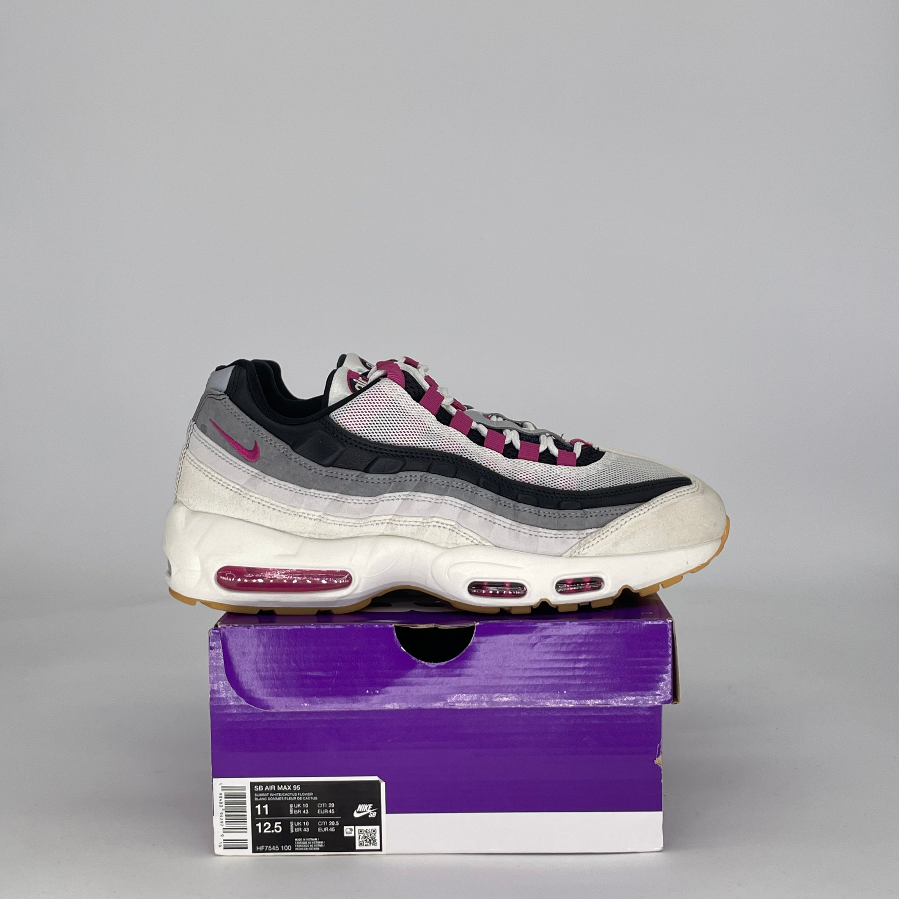 NIKE AIR MAX 95 SB CACTUS FLOWER HF7545-100 SIZE 11/12.5W