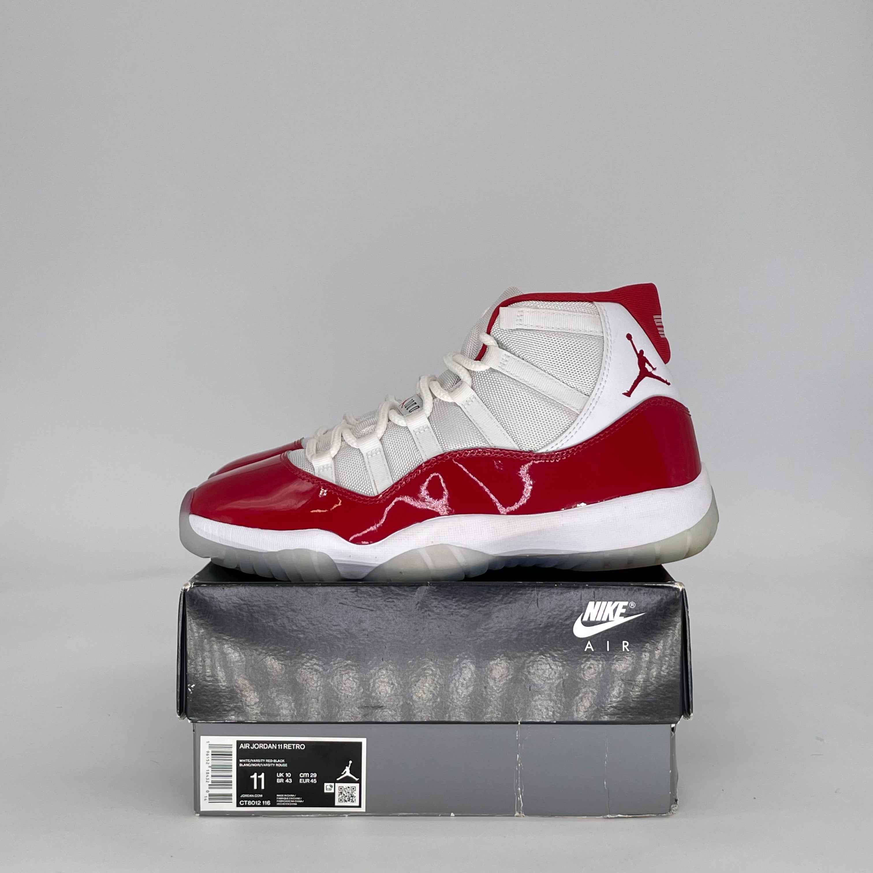 AIR JORDAN 11 CHERRY (2022) CT8012-116 SIZE 11/12.5W