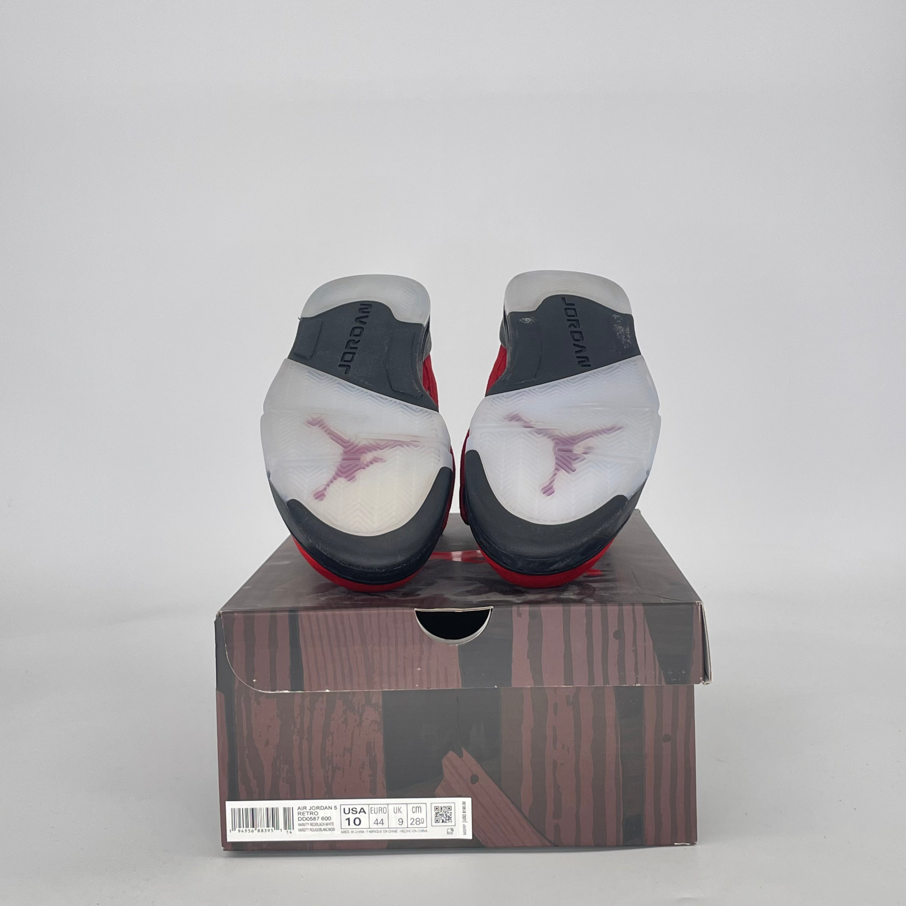 AIR JORDAN 5 RAGING BULL RED (2021) DD0587-600 SIZE 10/11.5W