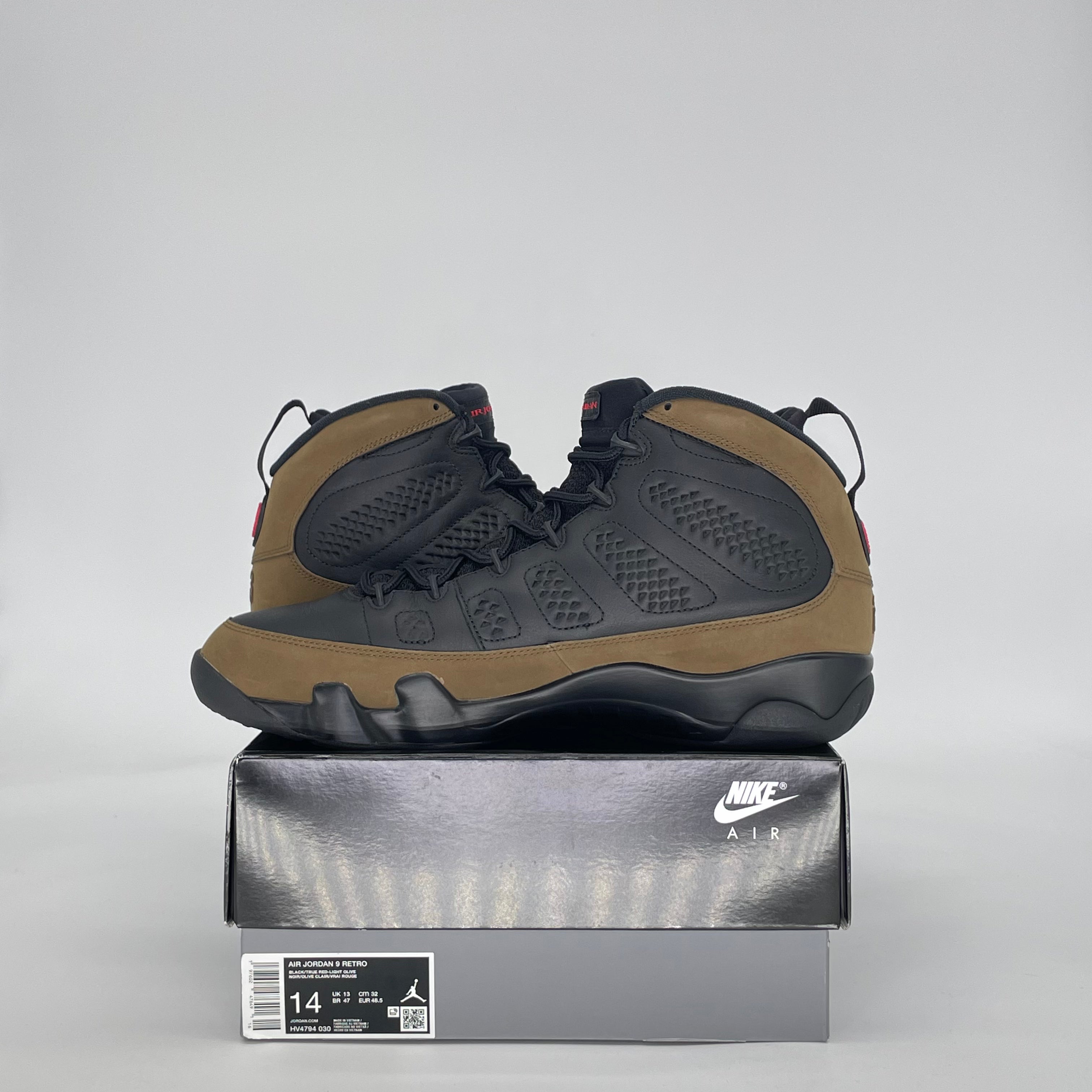 AIR JORDAN 9 OLIVE (2024) HV4794-030 SIZE 14/15.5W