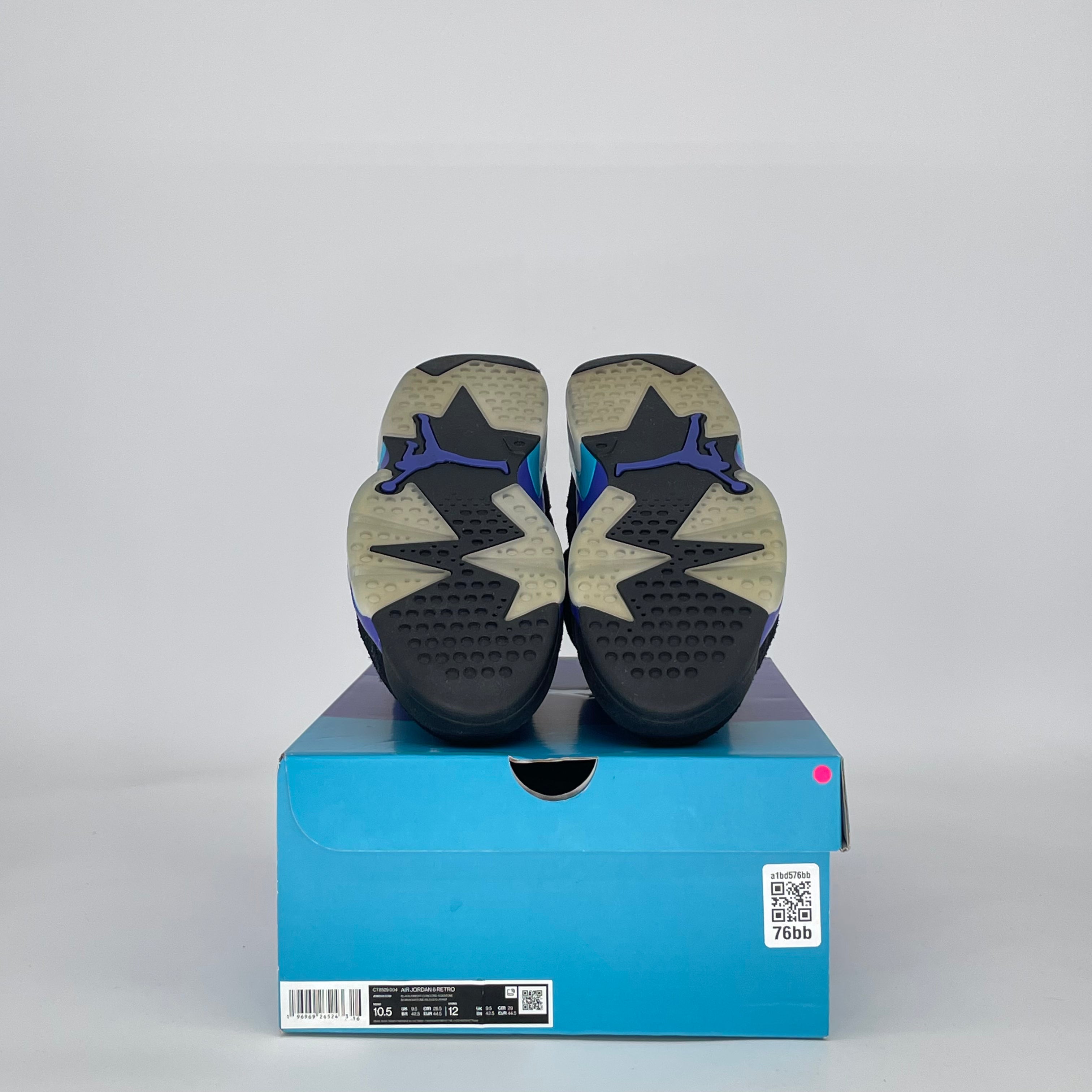 AIR JORDAN 6 AQUA CT8529-004 SIZE 10.5/12W