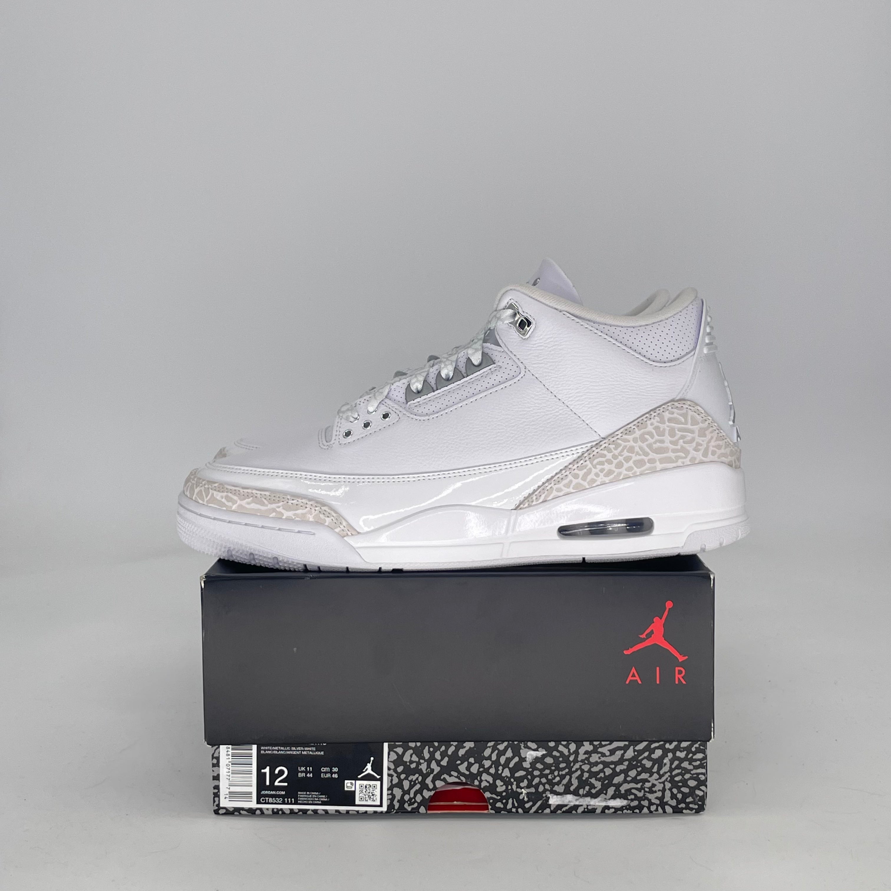 AIR JORDAN 3 PURE MONEY CT8532-111 SIZE 12/13.5W