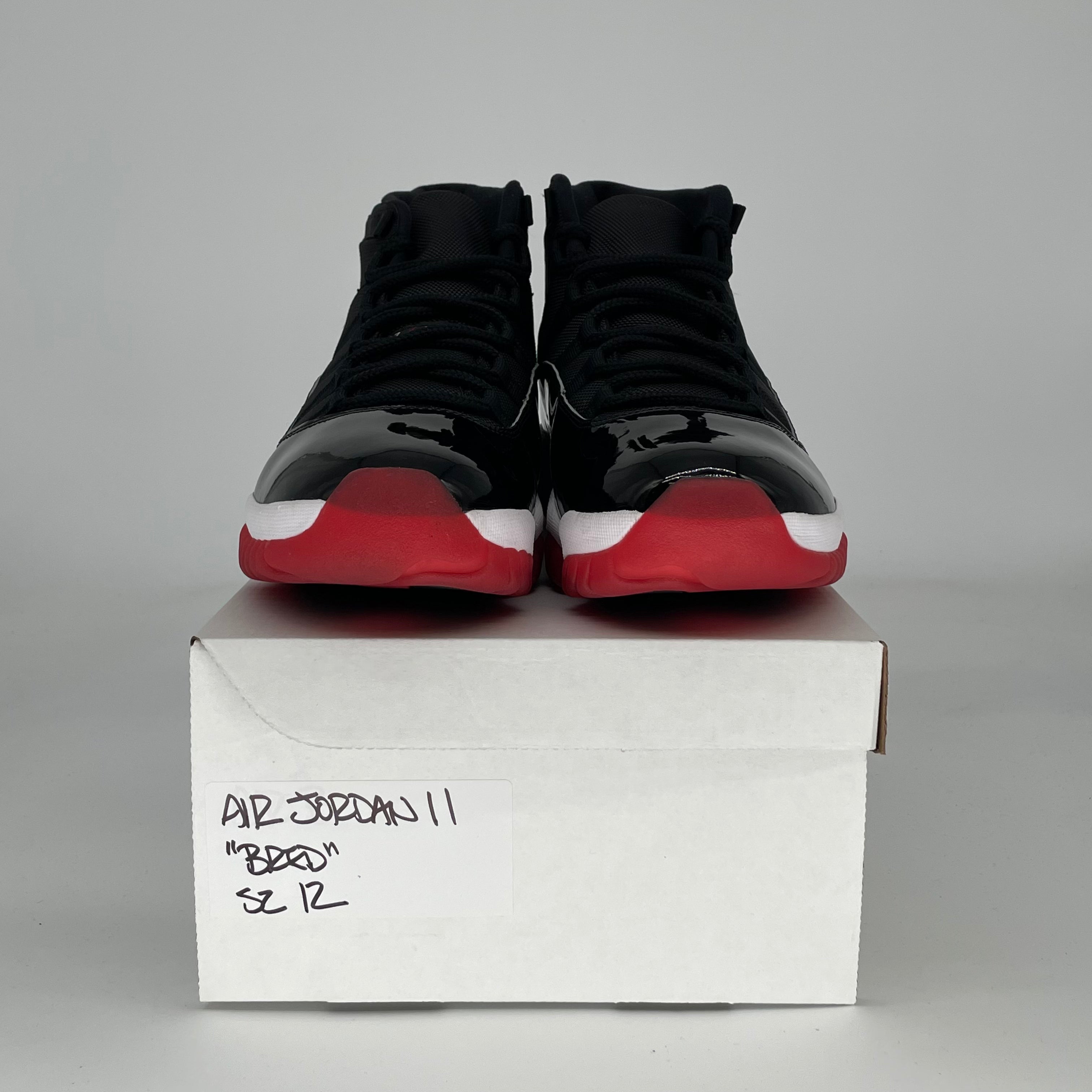AIR JORDAN 11 BRED 378037-061 SIZE 12/13.5W
