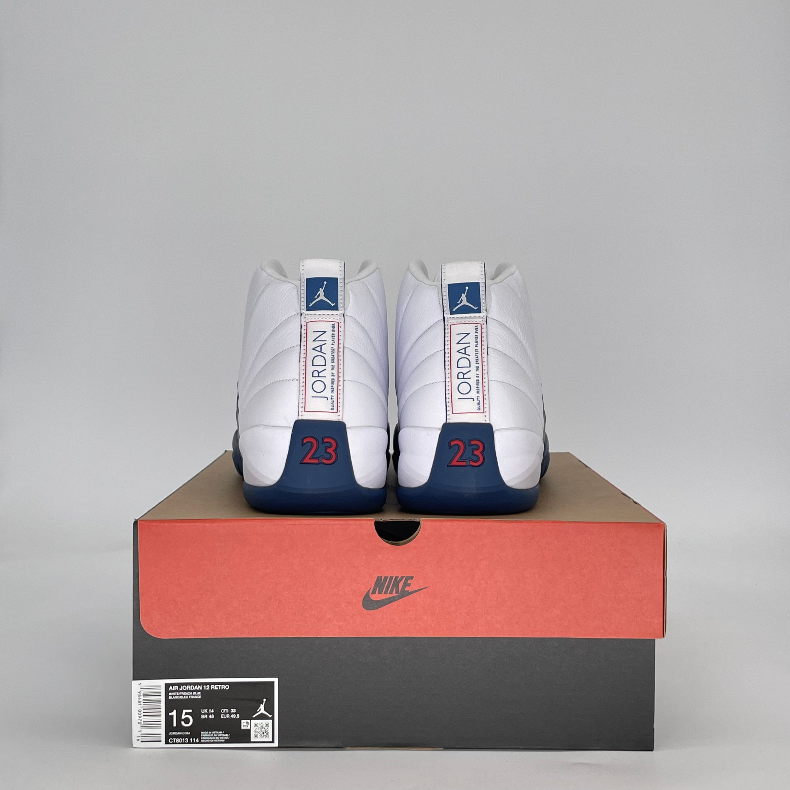 AIR JORDAN 12 FRENCH BLUE CT8013-114 SIZE 15/16.5W