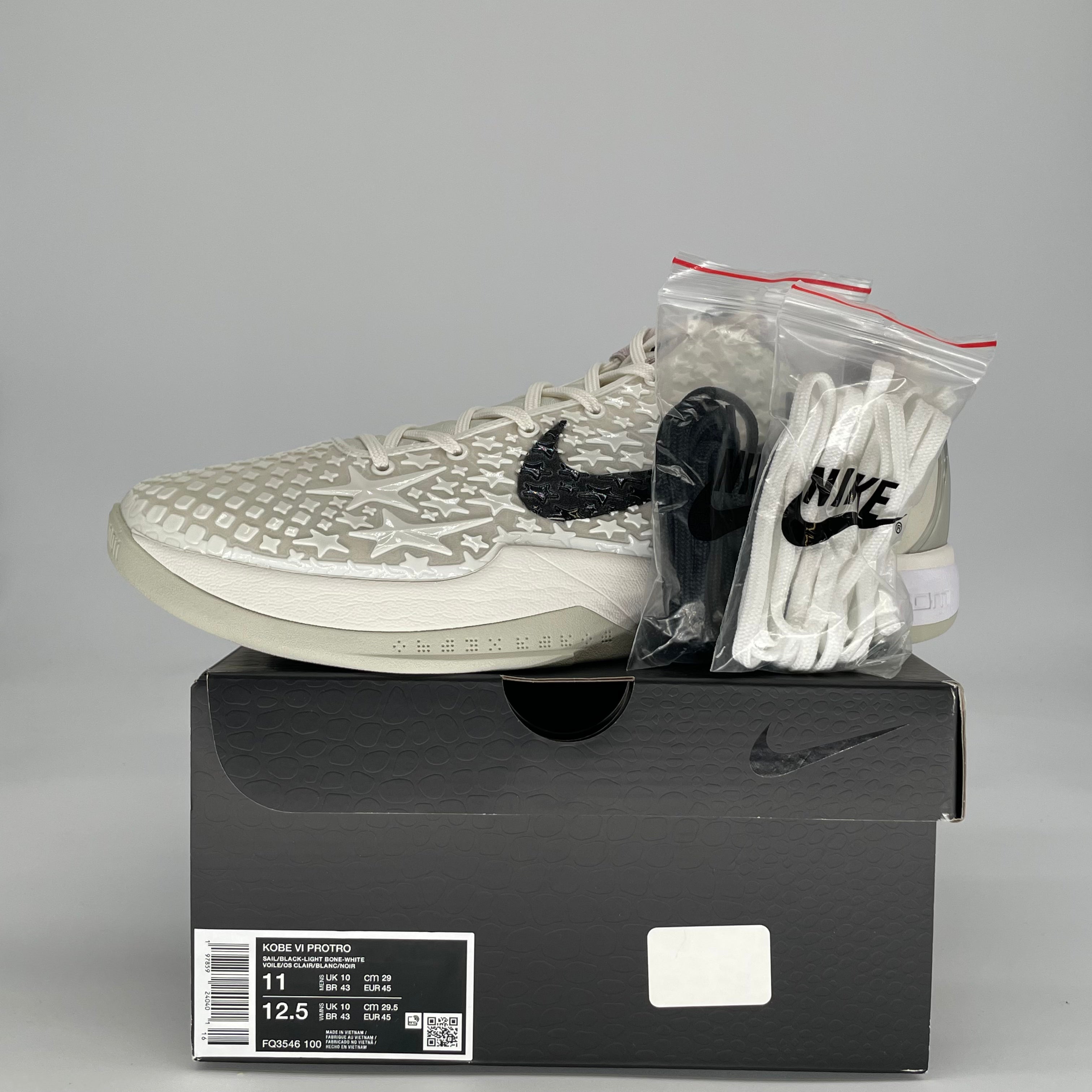 NIKE KOBE 6 PROTRO SAIL ALL-STAR FQ3546-100 SIZE 11/12.5W