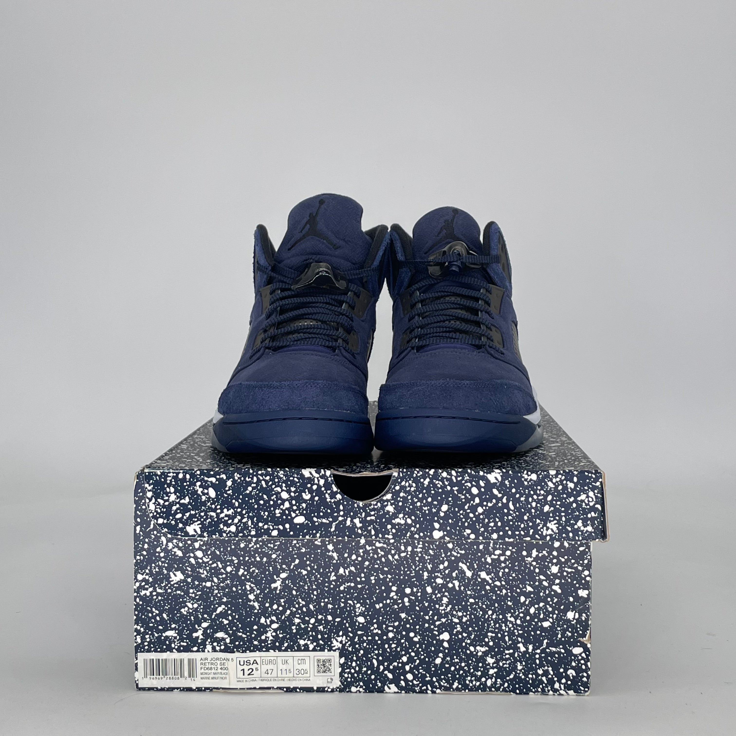 AIR JORDAN 5 MIDNIGHT NAVY FD6812-400 SIZE 12.5/14W