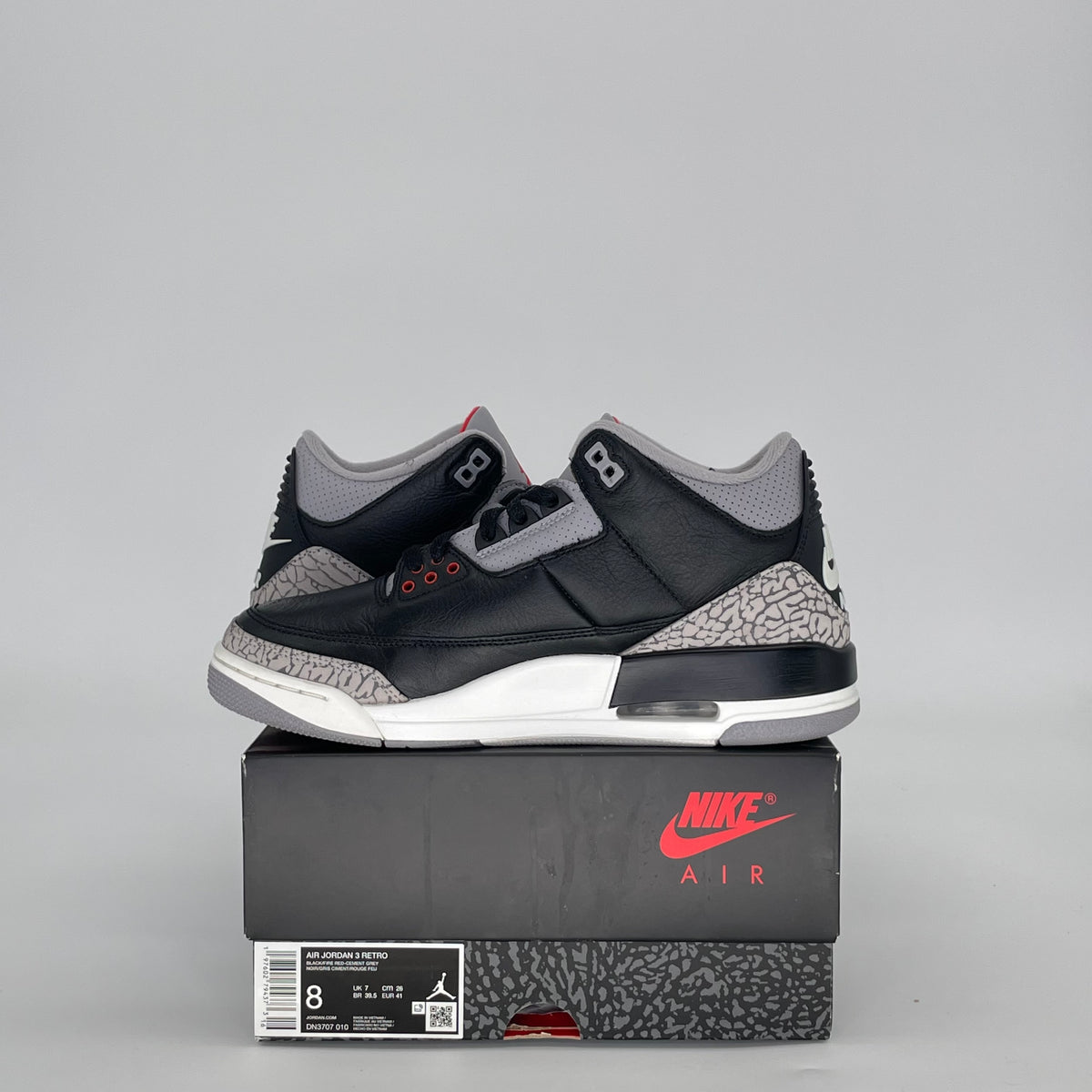 Jordan 3 Retro OG Black Cement (2024)