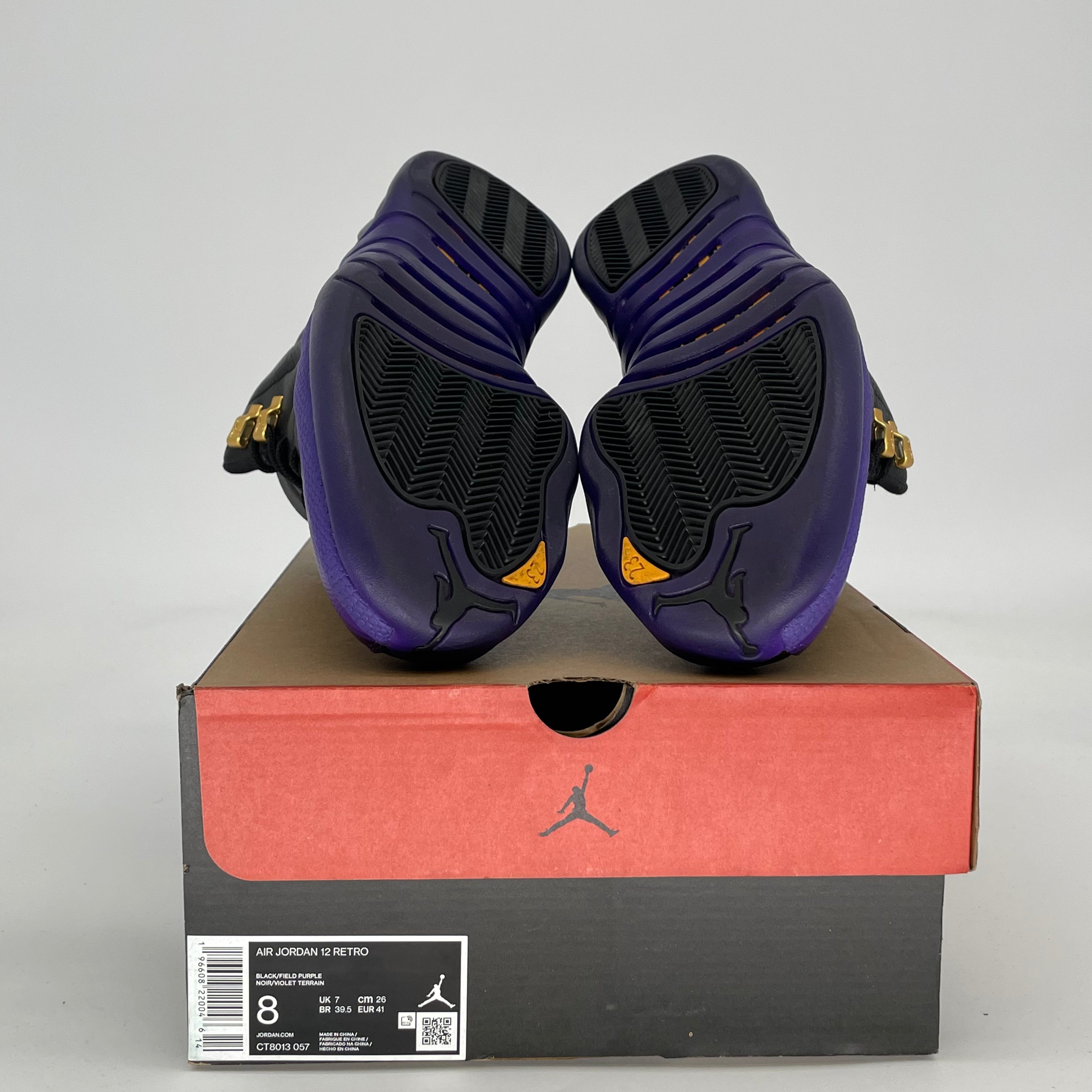 AIR JORDAN 12 FIELD PURPLE CT8013-057 SIZE 8/9.5W