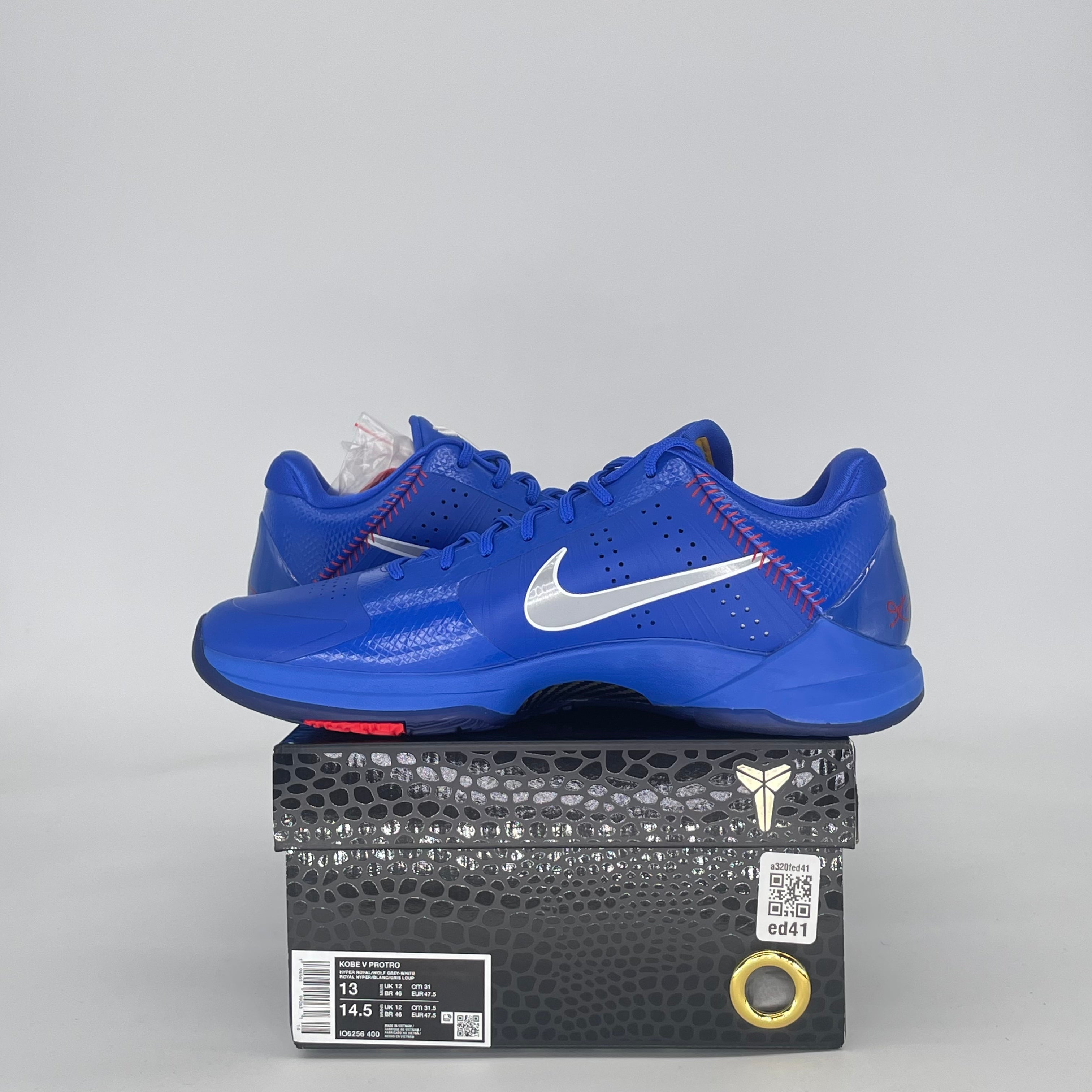 NIKE KOBE 5 PROTRO DODGERS IO6256-400 SIZE 13/14.5W