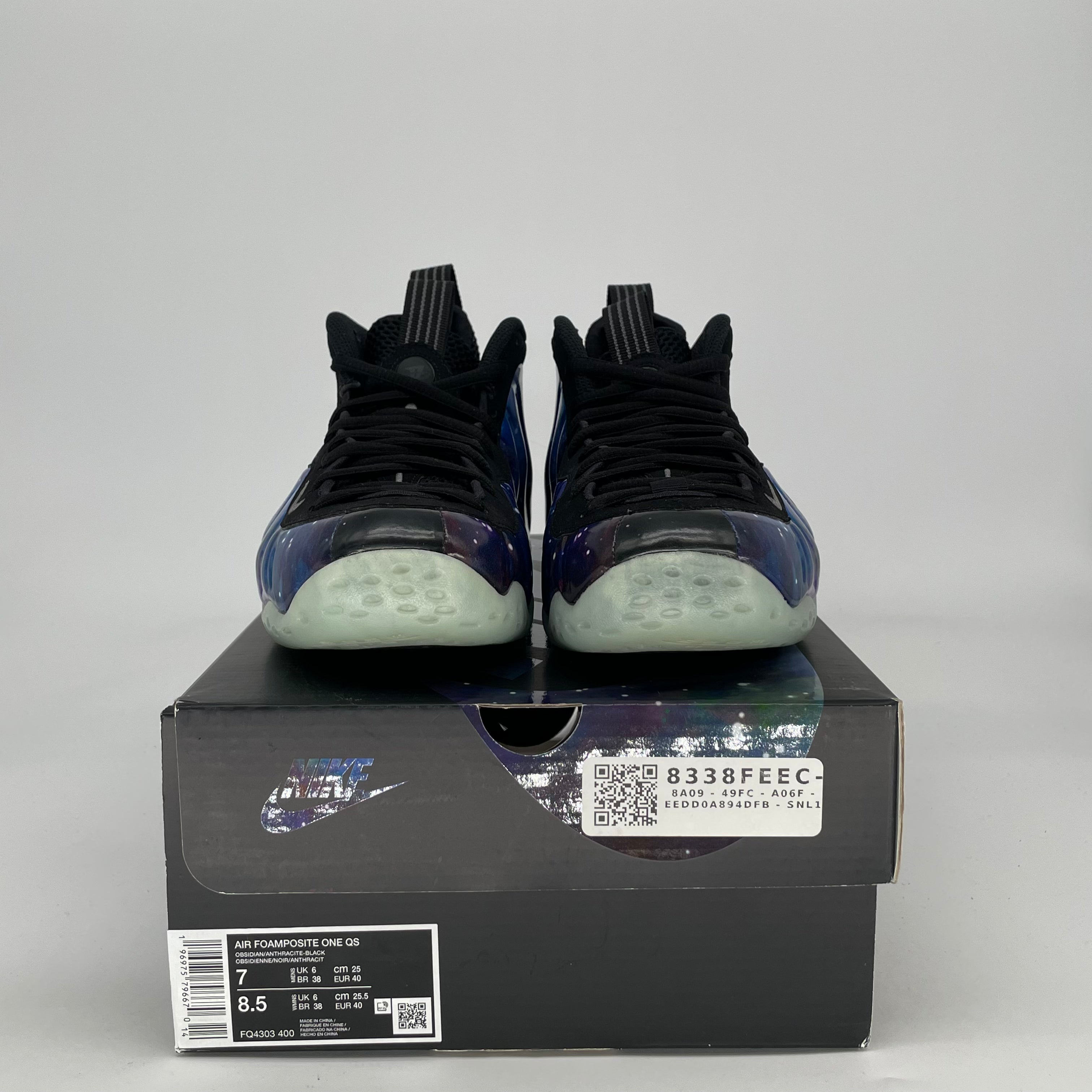 NIKE AIR FOAMPOSITE ONE GALAXY 2025 FQ4303-400 SIZE 7/8.5W