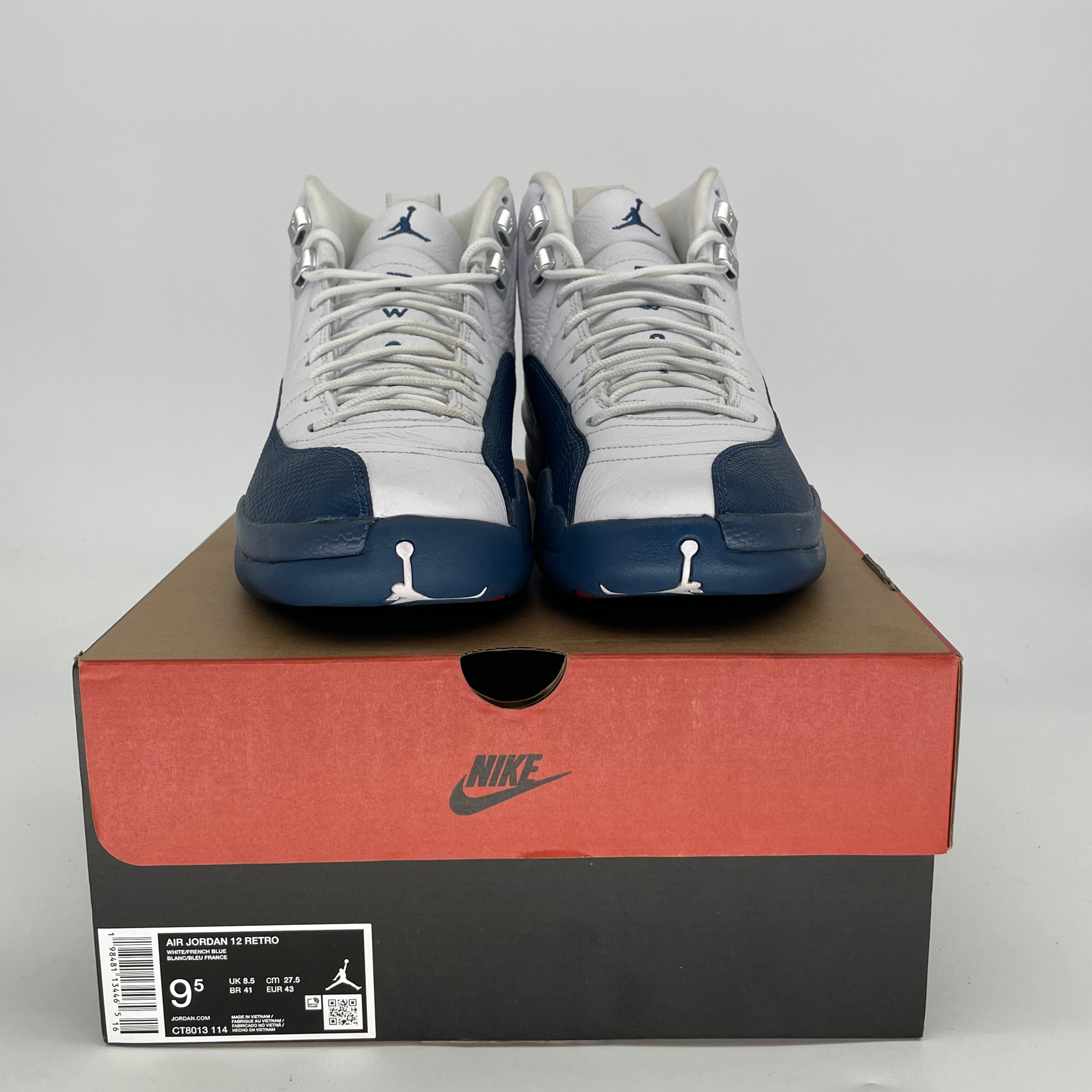 AIR JORDAN 12 FRENCH BLUE CT8013-114 SIZE 9.5/11W