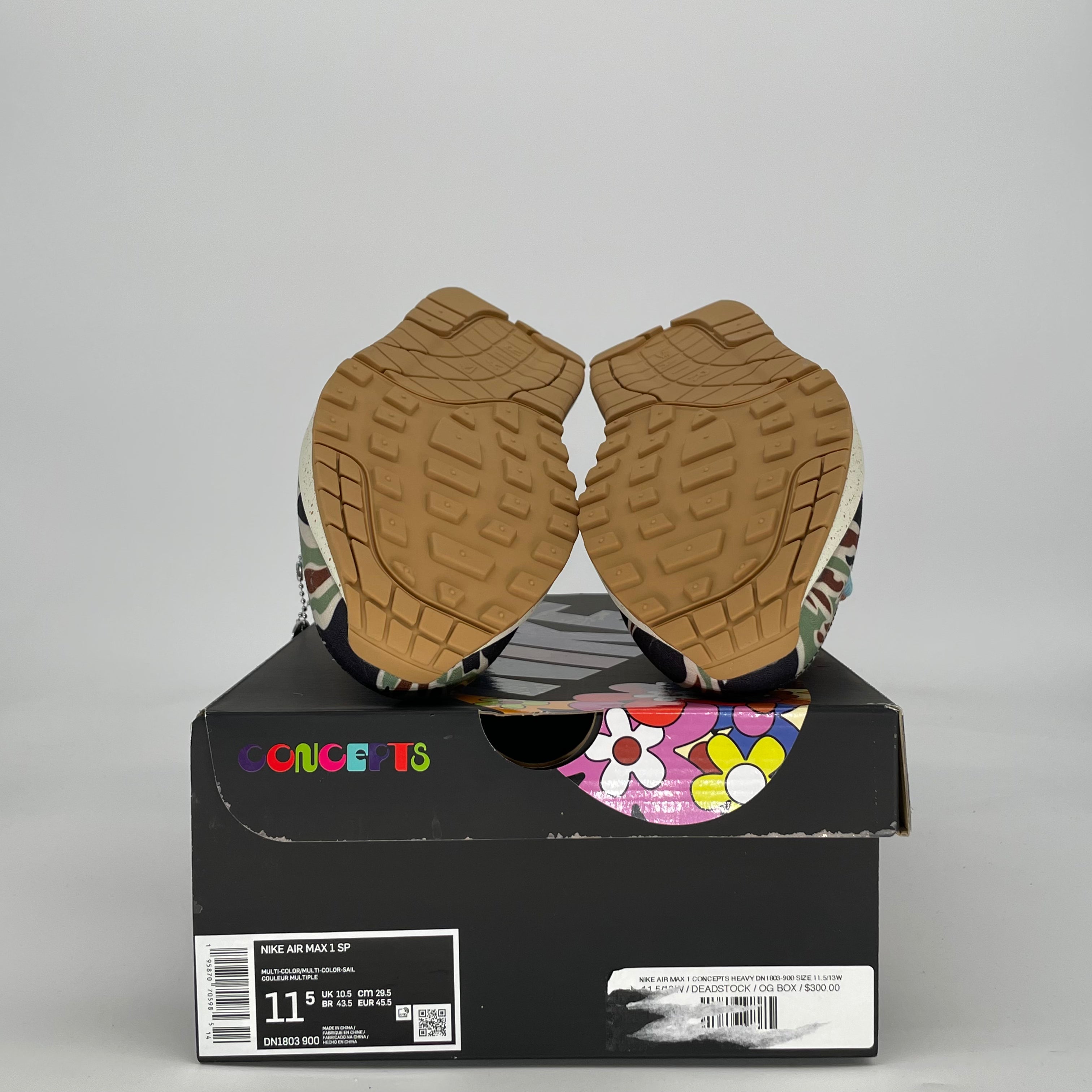 NIKE AIR MAX 1 CONCEPTS HEAVY DN1803-900 SIZE 11.5/13W