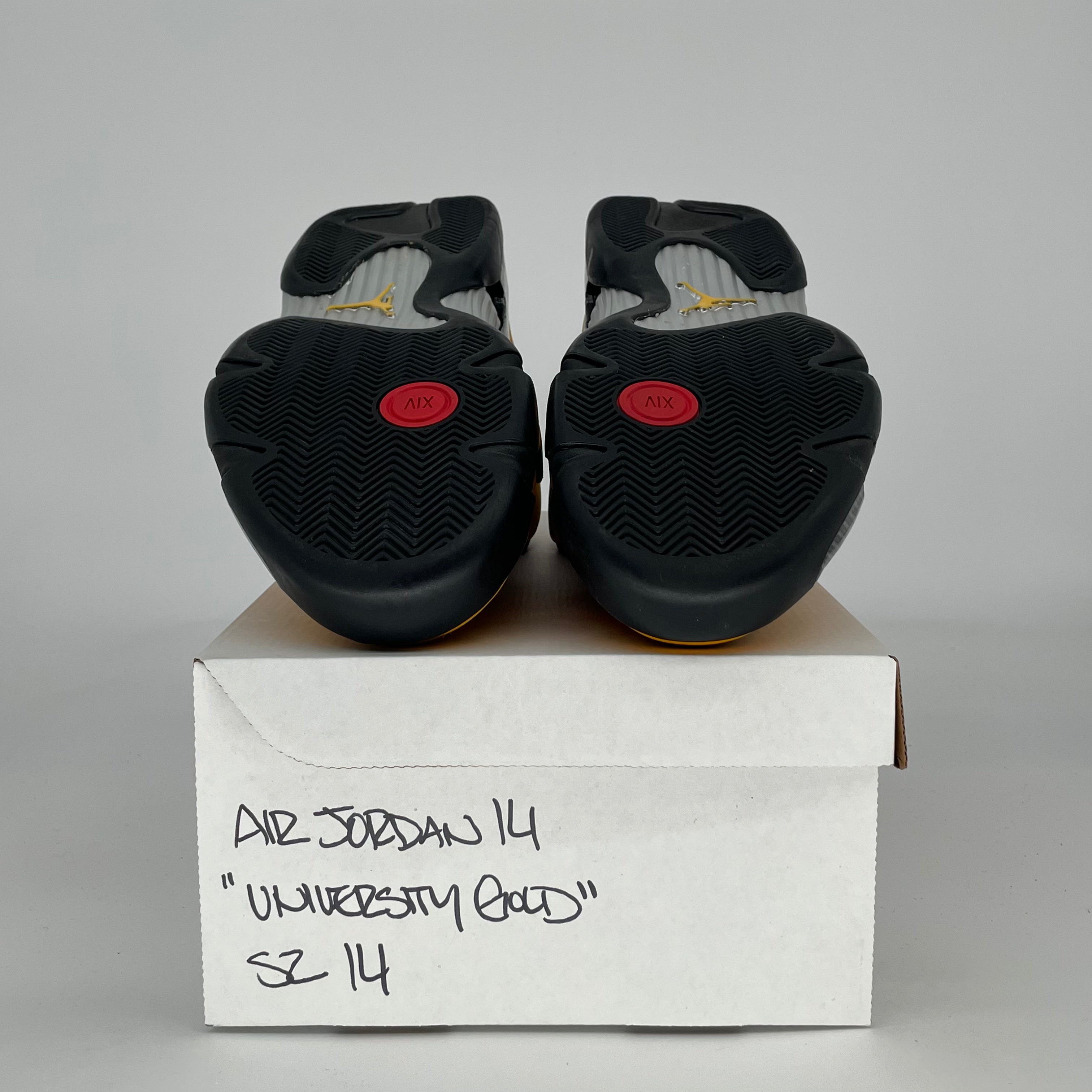 AIR JORDAN 14 UNIVERSITY GOLD BQ3685-706 SIZE 14/15.5W