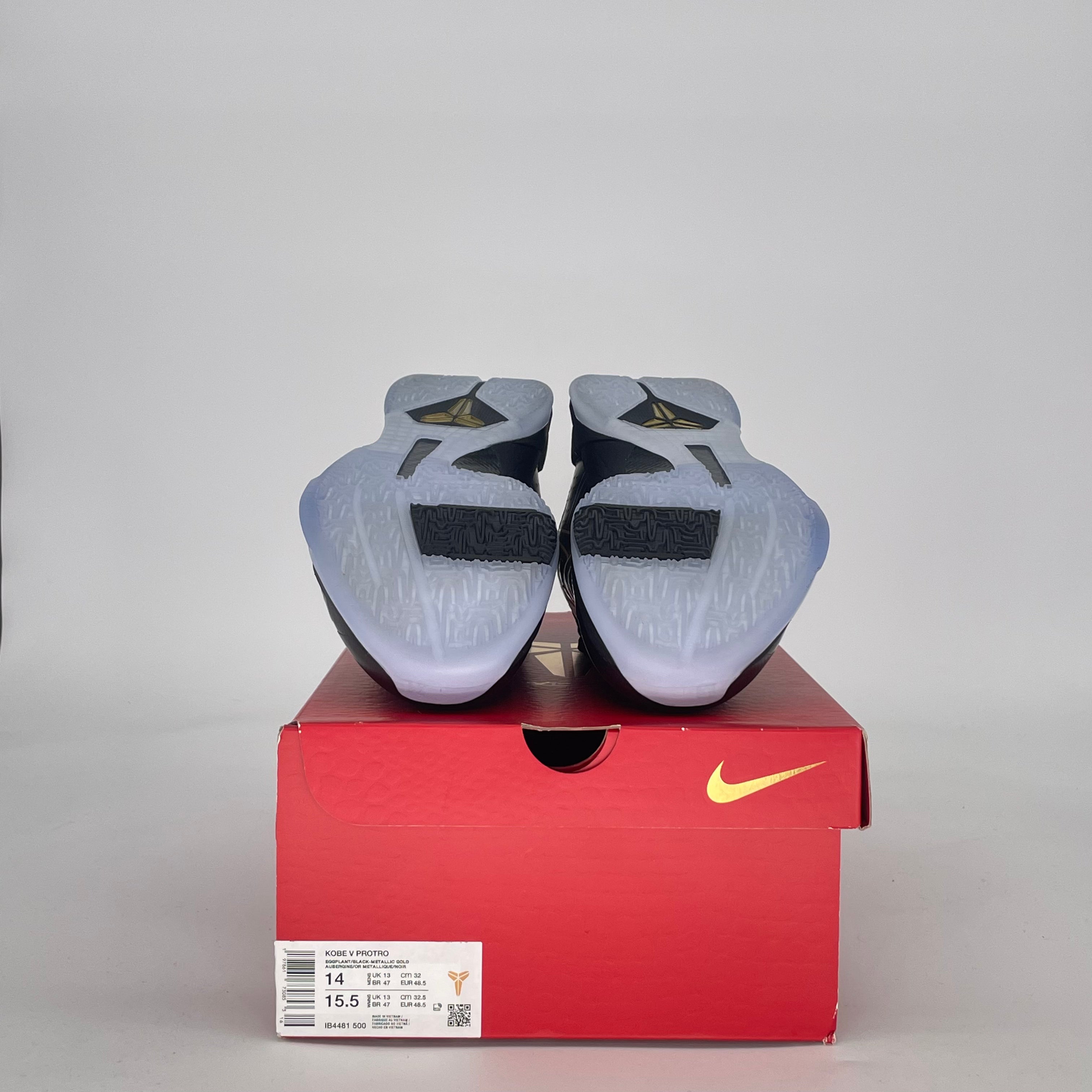 NIKE KOBE 5 PROTRO YEAR OF THE MAMBA EGGPLANT IB4481-500 SIZE 14/15.5W