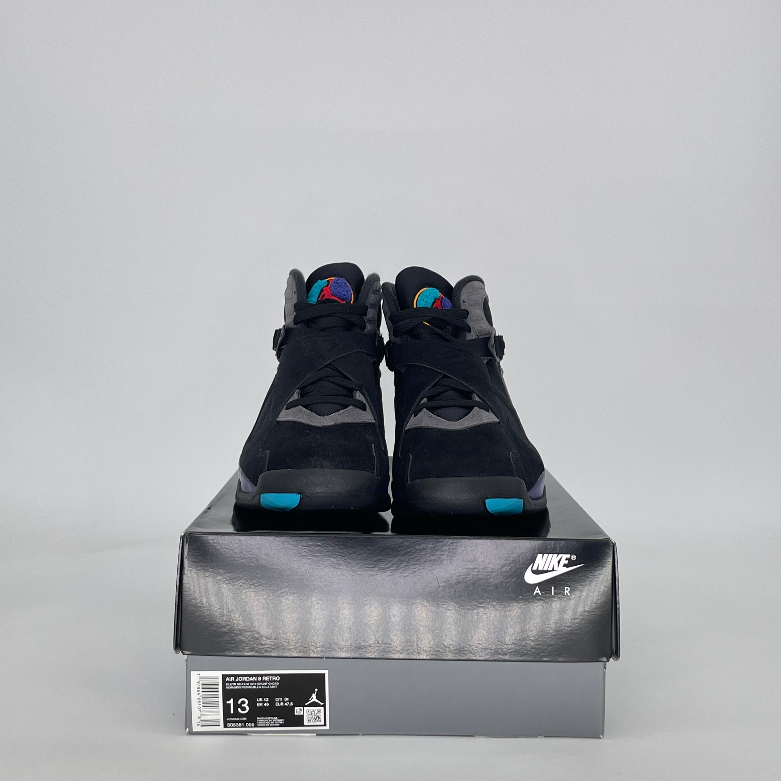 AIR JORDAN 8 AQUA 305381-006 SIZE 13/14.5W