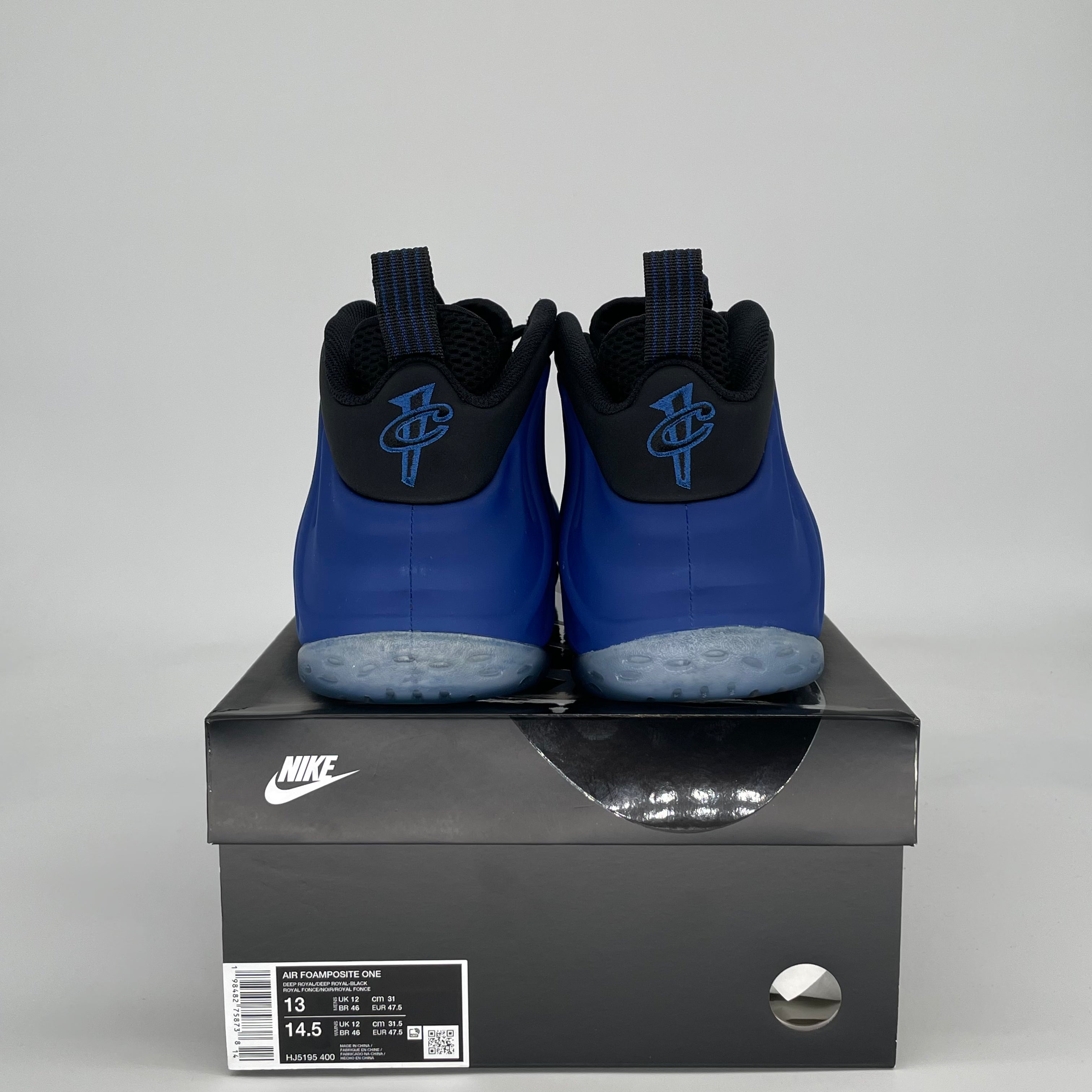 NIKE AIR FOAMPOSITE ONE DEEP ROYAL HJ5195-400 SIZE 13/14.5W