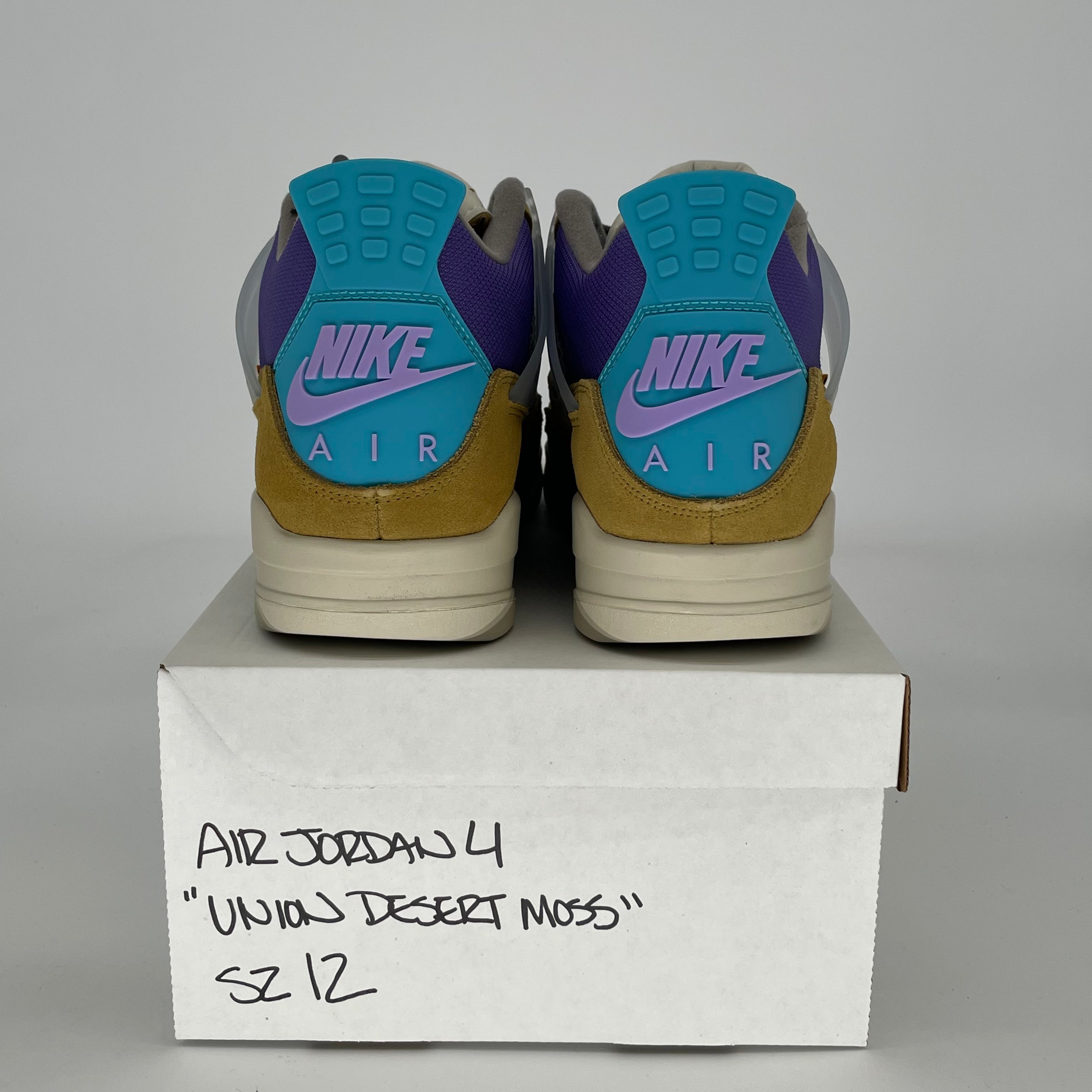 AIR JORDAN 4 UNION DESERT MOSS DJ5718-300 SIZE 12/13.5W