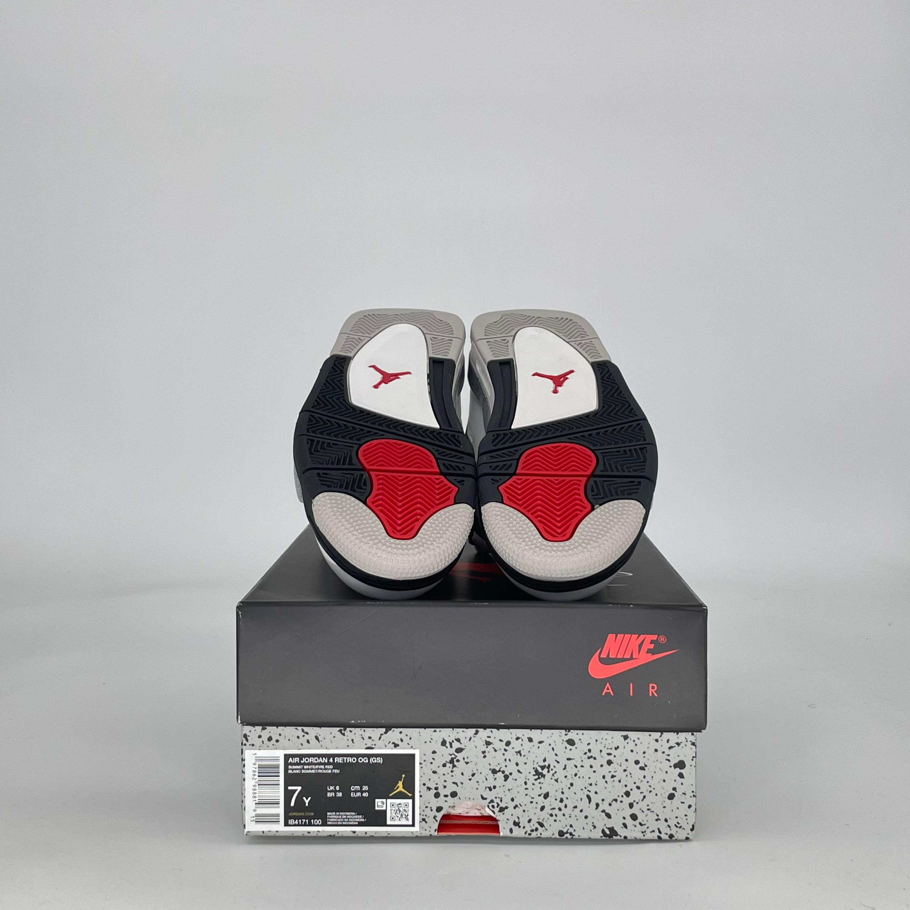 AIR JORDAN 4 WHITE CEMENT IB4171-100 SIZE 7/8.5W GS