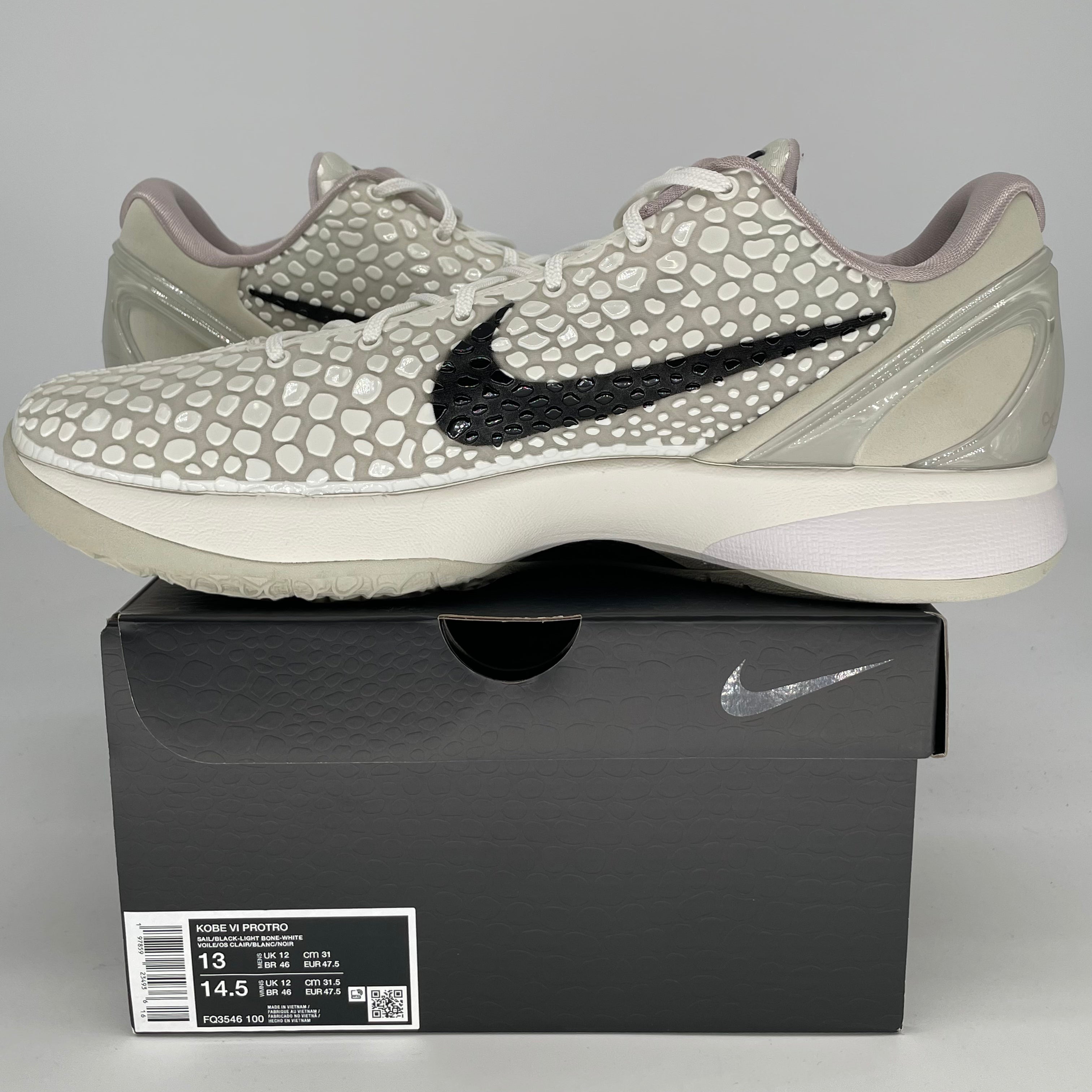 NIKE KOBE 6 SAIL ALL STAR FQ3546-100 SIZE 13/14.5W