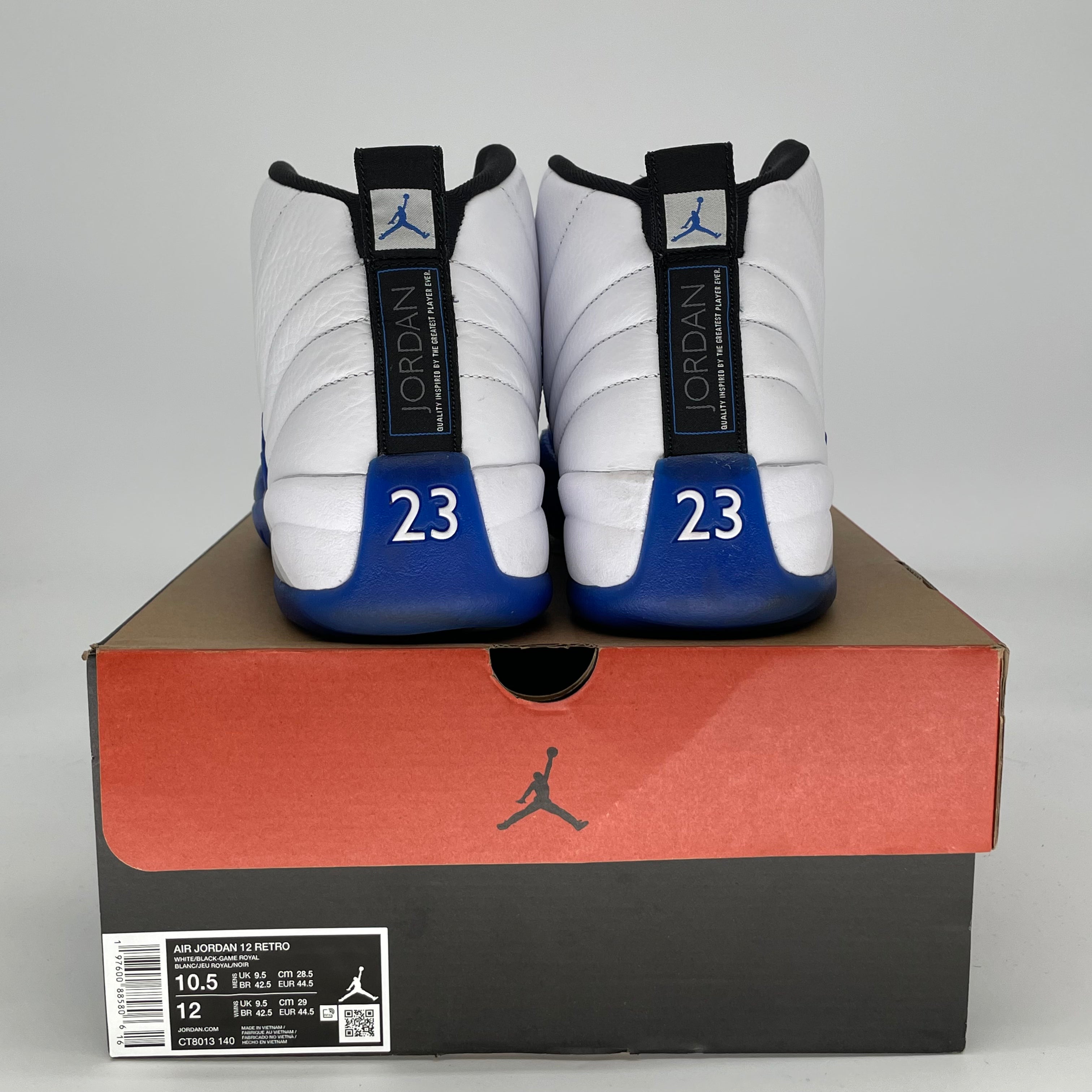 AIR JORDAN 12 BLUEBERRY CT8013-140 SIZE 10.5/12W