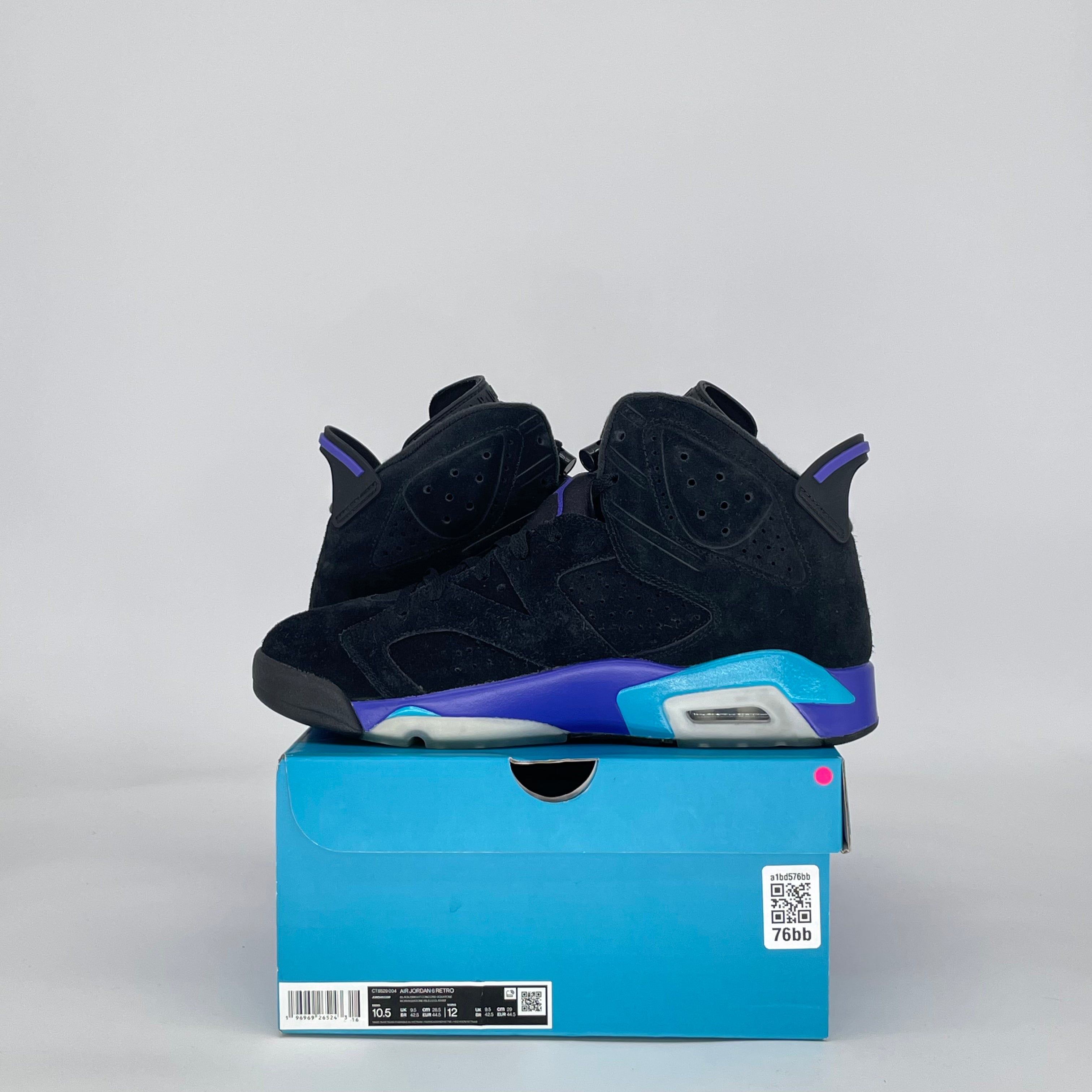 AIR JORDAN 6 AQUA CT8529-004 SIZE 10.5/12W