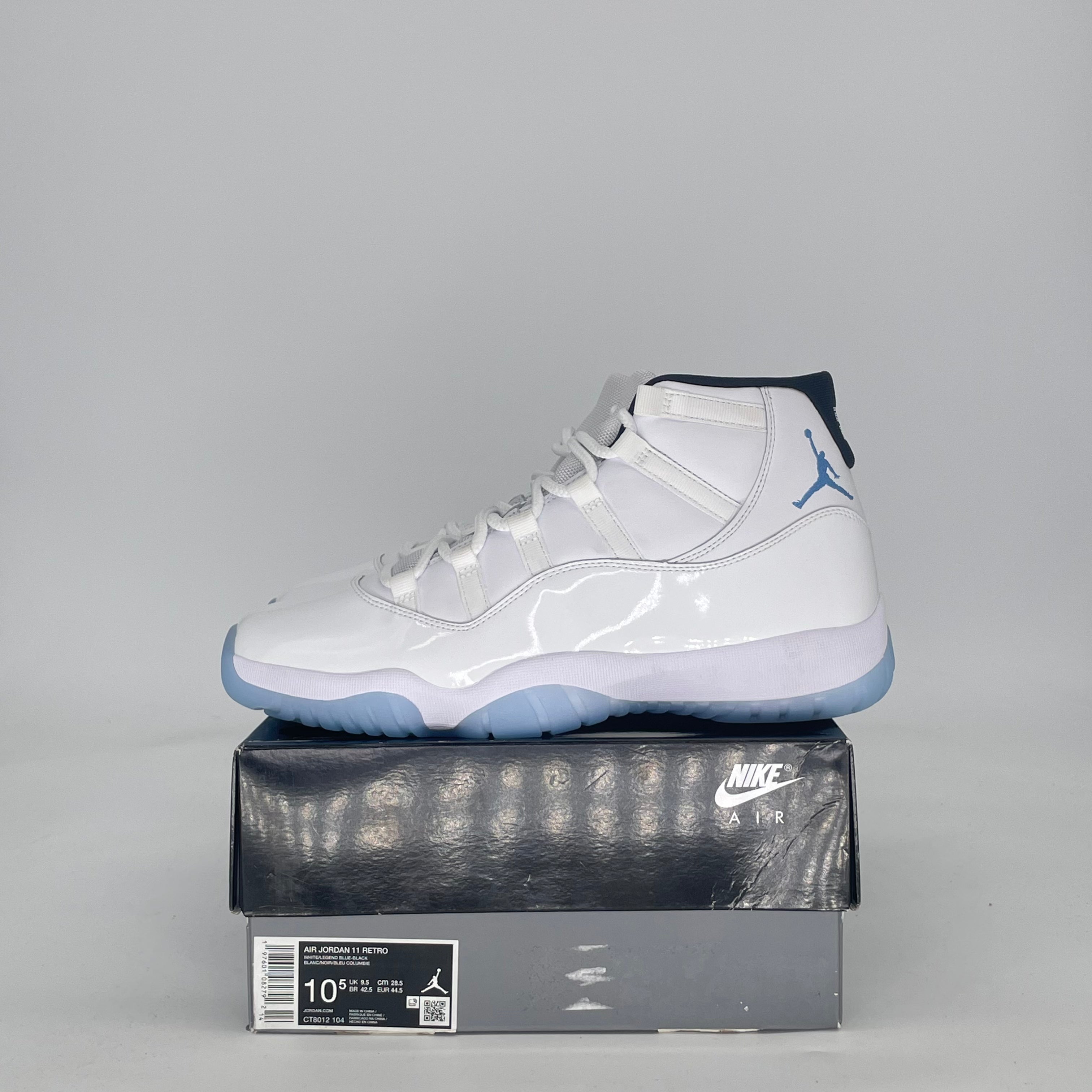 AIR JORDAN 11 LEGEND BLUE CT8012-104 SIZE 10.5/12WW