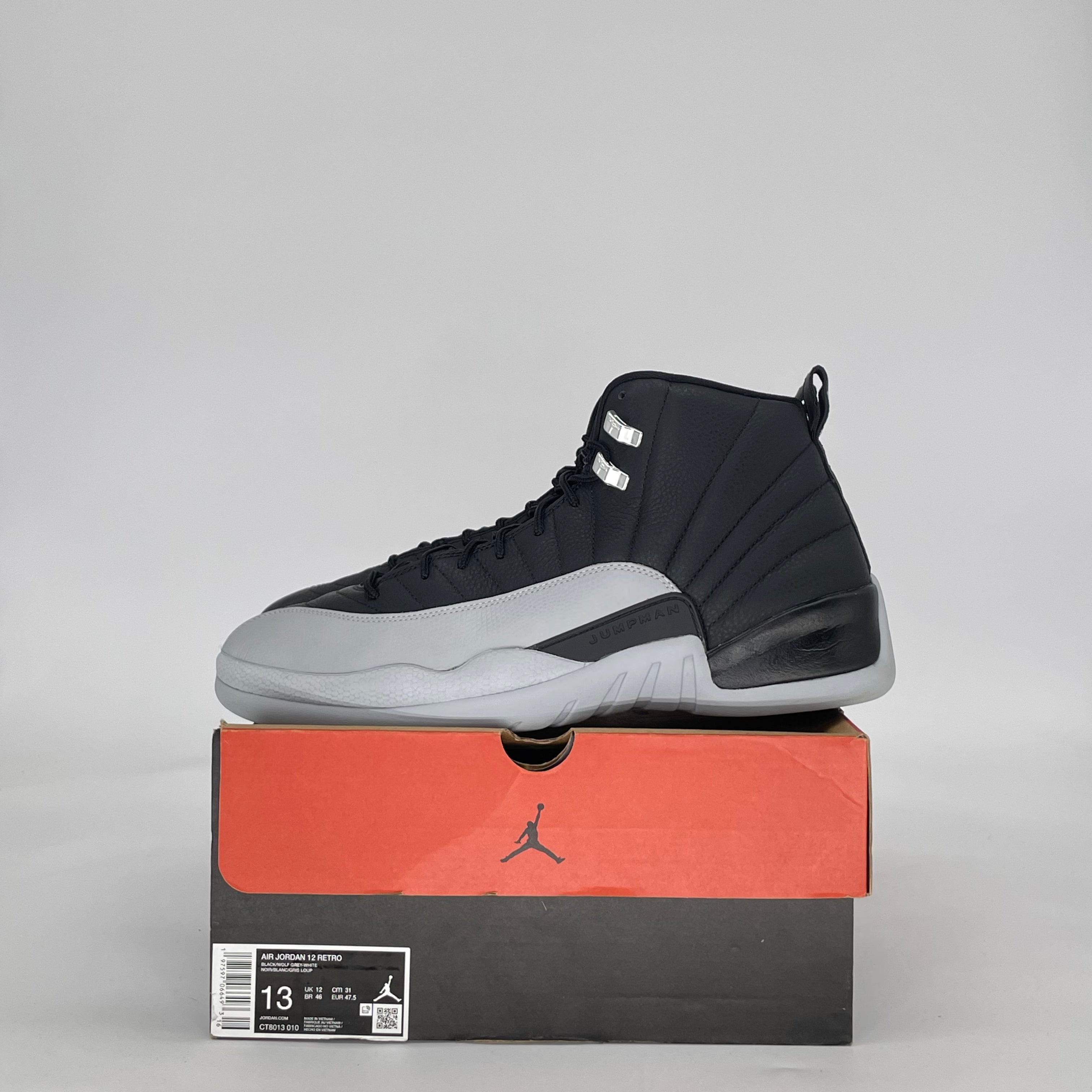 AIR JORDAN 12 BARONS CT8013-010 SIZE 13/14.5W
