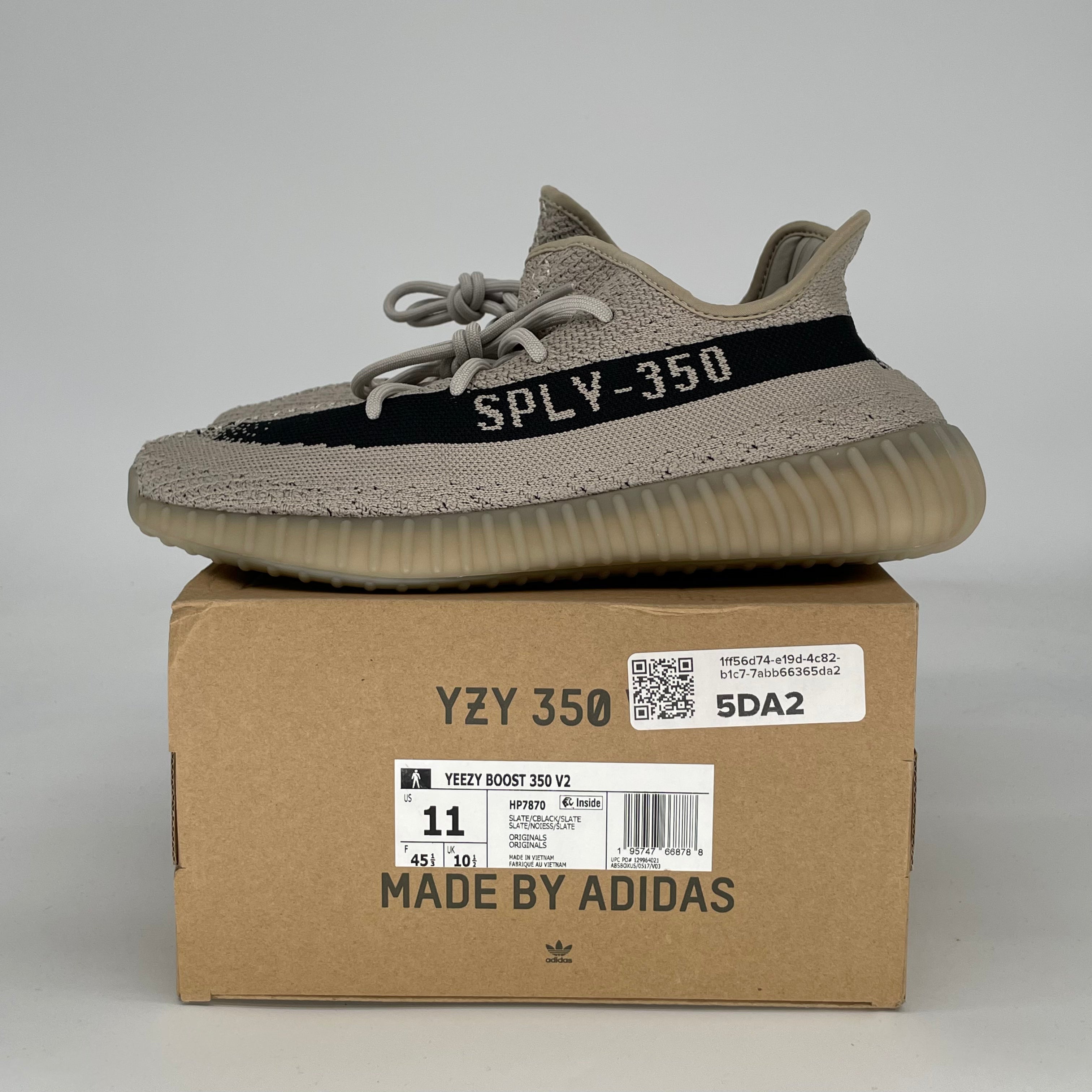 ADIDAS YEEZY 350 V2 SLATE HP7870 SIZE 11/12.5W