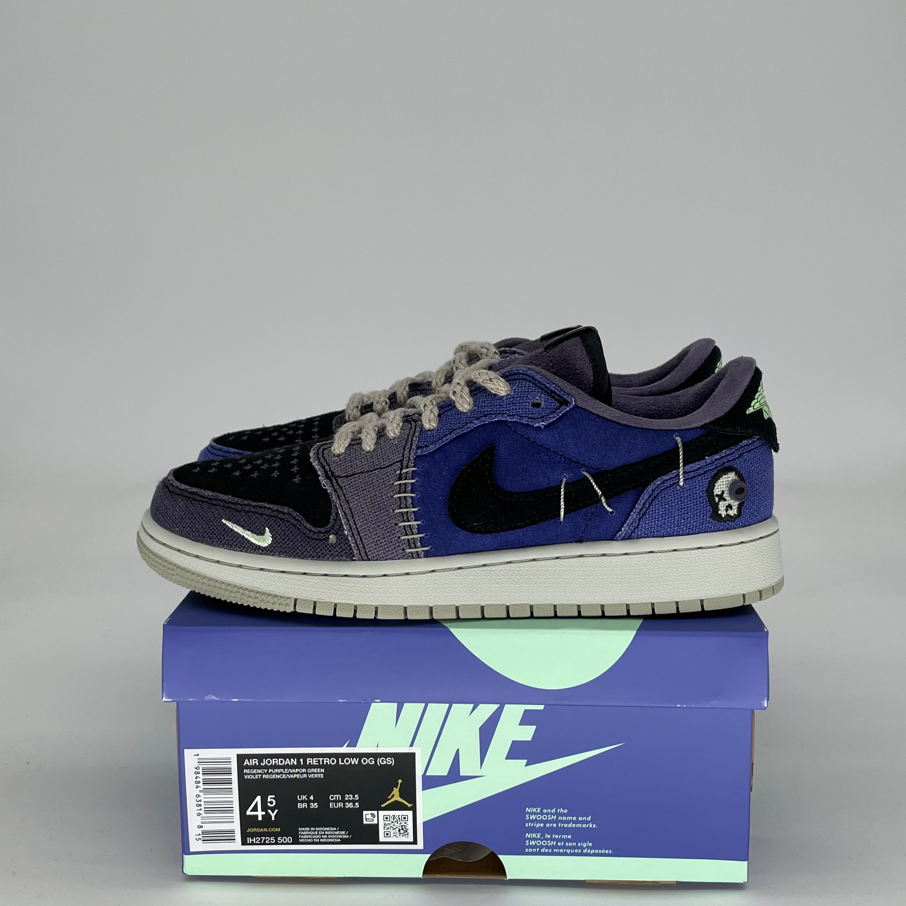 AIR JORDAN 1 LOW ZION WILLIAMSON VOODOO ALTERNATE IH2725-500 SIZE 4.5/6W