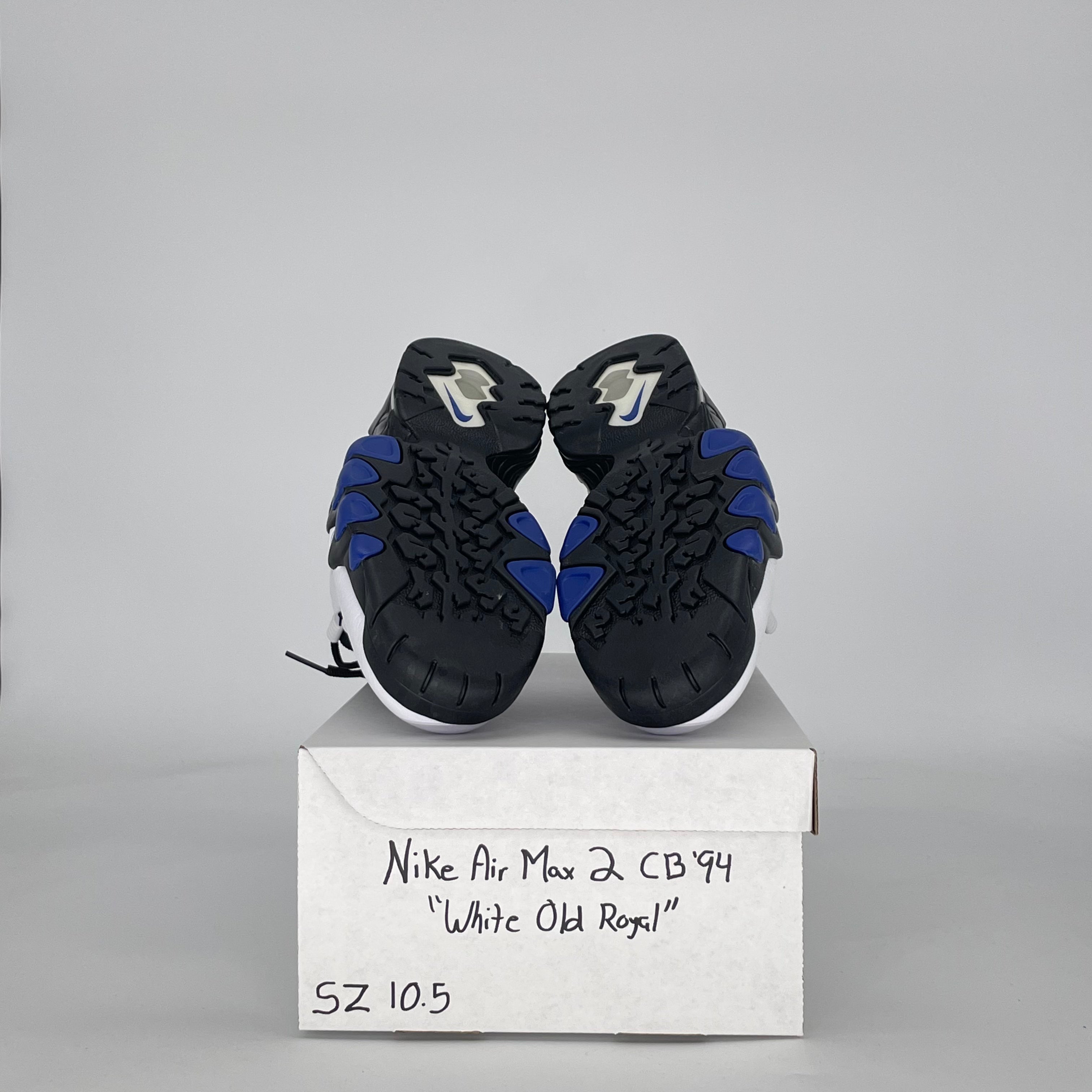 NIKE AIR MAX 2 CB '94 WHITE OLD ROYAL DD8557-100 SIZE 10.5/12W