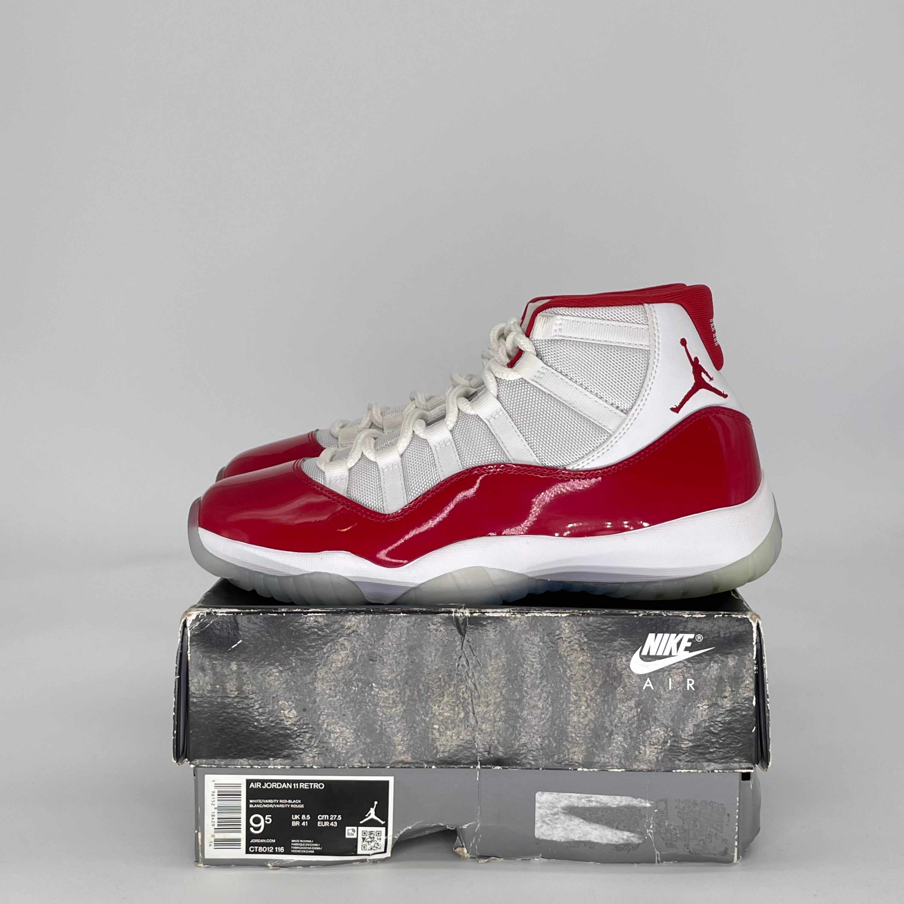 AIR JORDAN 11 CHERRY (2022) CT8012-116 SIZE 9.5/11W