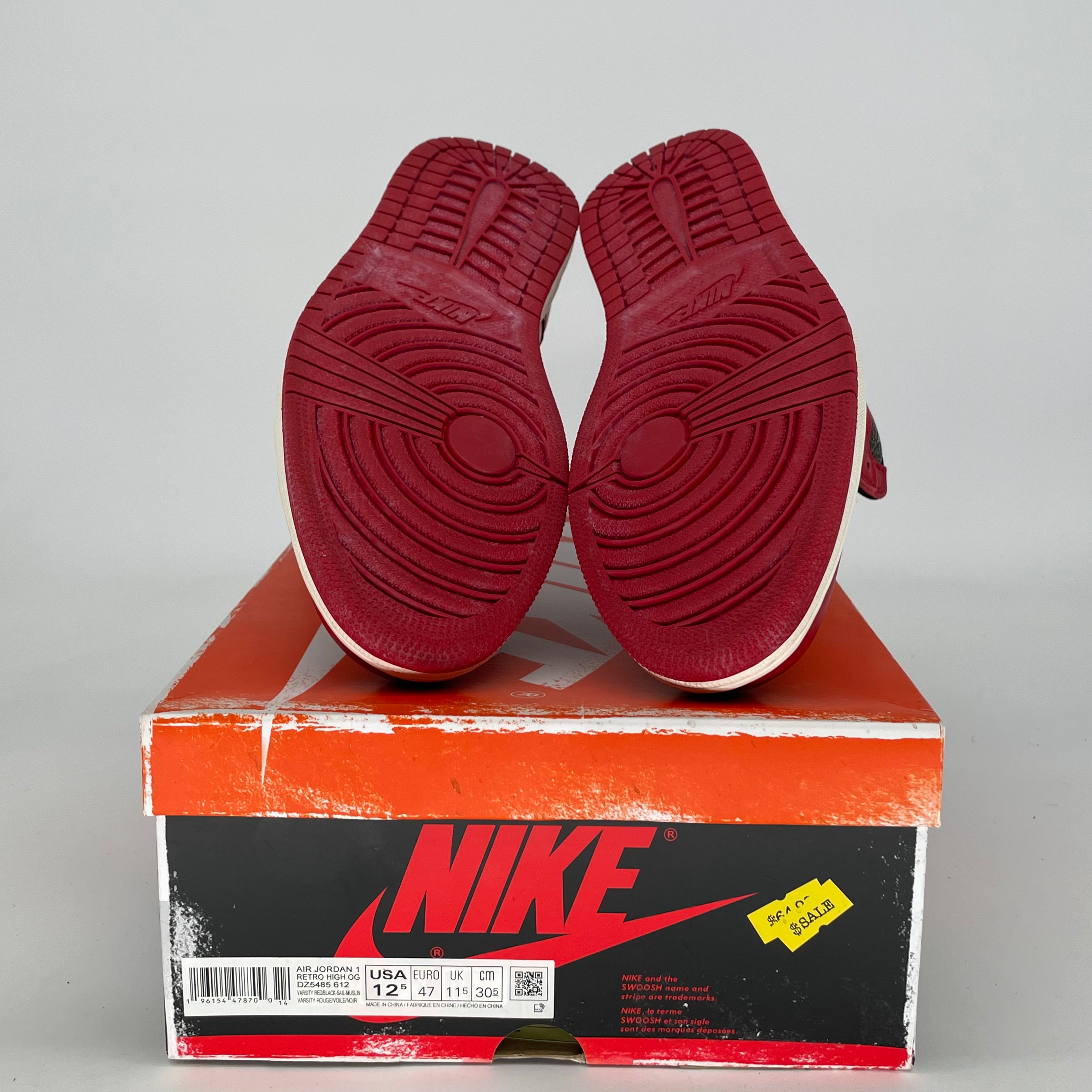 AIR JORDAN 1 CHICAGO LOST AND FOUND DZ5485-612 SIZE 12.5/14W